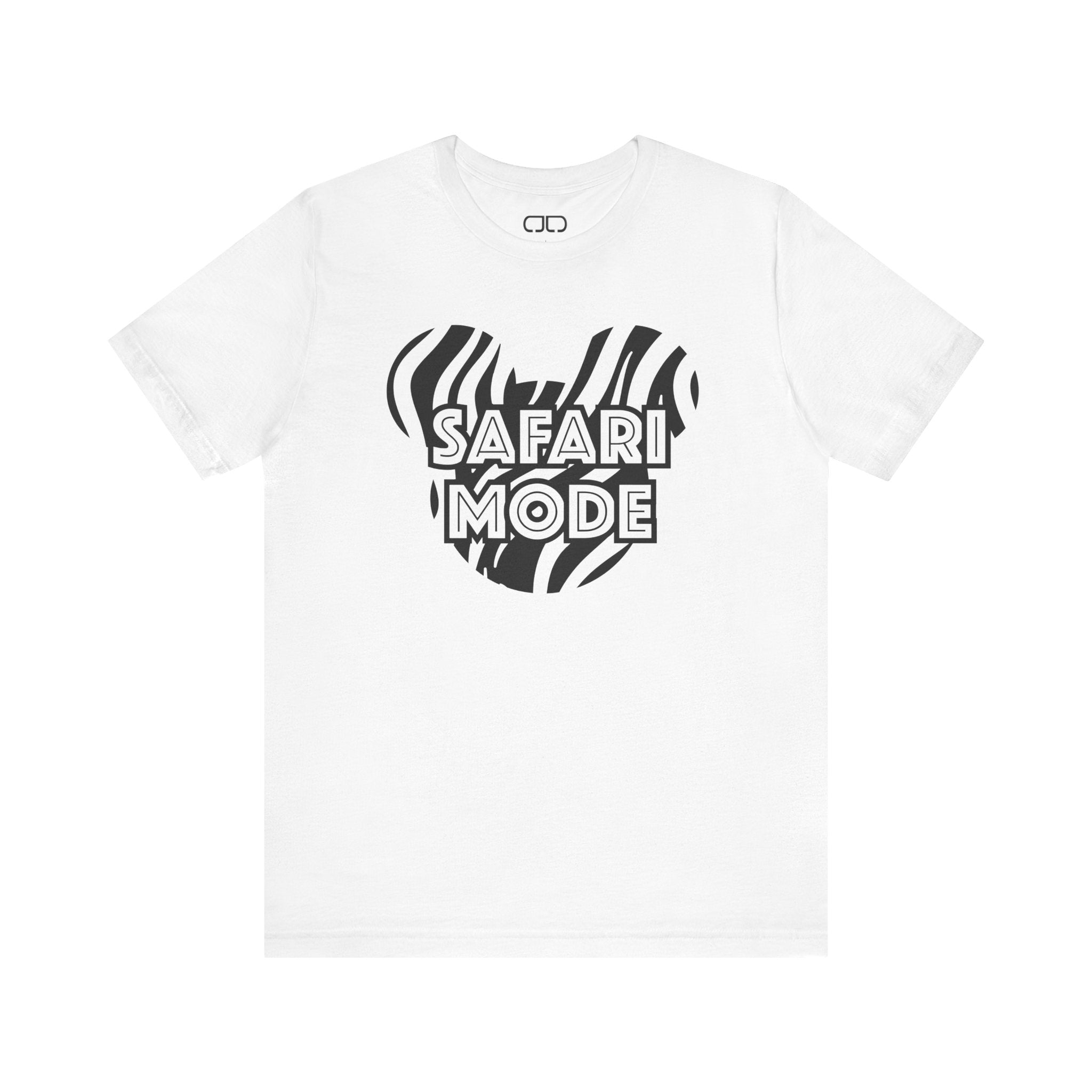 Safari Mode Zebra Unisex Tee, Fun Summer Casual T-Shirt, Animal Print Graphic Tee, Travel Enthusiast Gift, Wild Vibe Wear