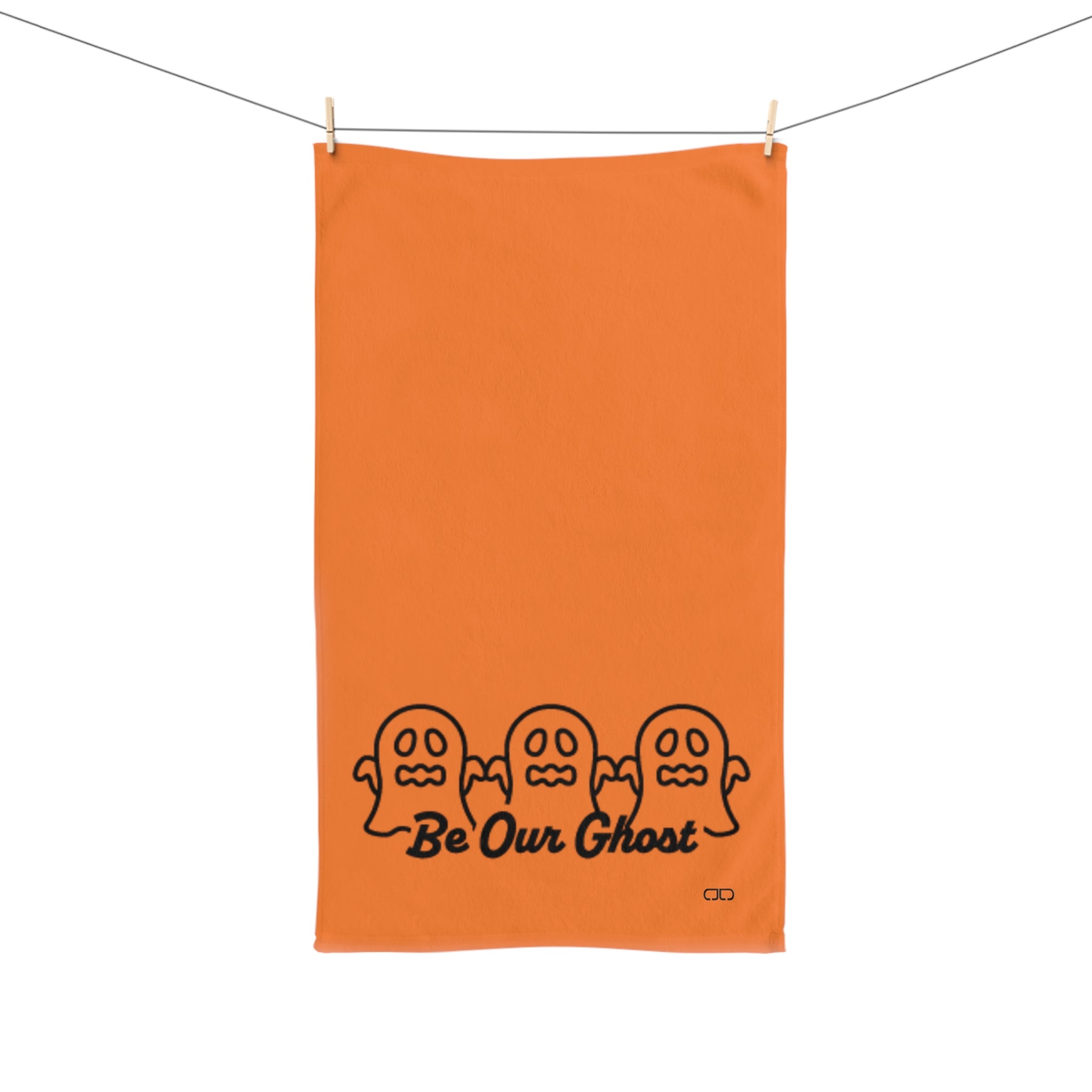 Halloween Hand Towel - Be Our Ghost, Kitchen Decor, Fun Gift, Party Supplies, Holiday Essentials, Autumn Vibe