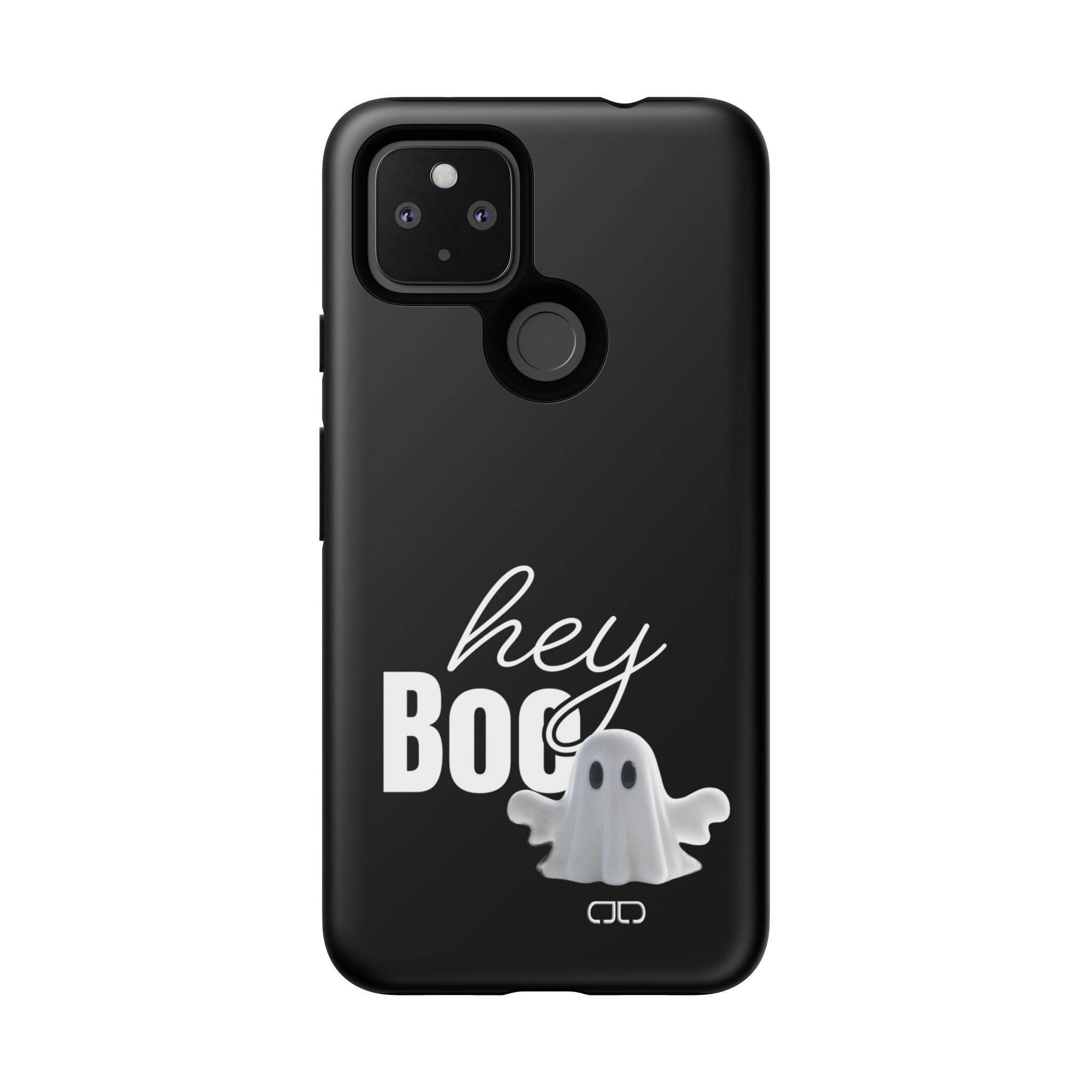 Hey Boo Tough Case, Ghost-Themed Phone Case, Cute Halloween Accessory, Spooky Gift for Friends, Tech Halloween Decor