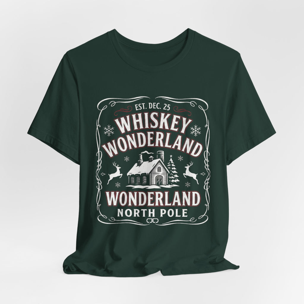 Whiskey Wonderland Christmas Tee