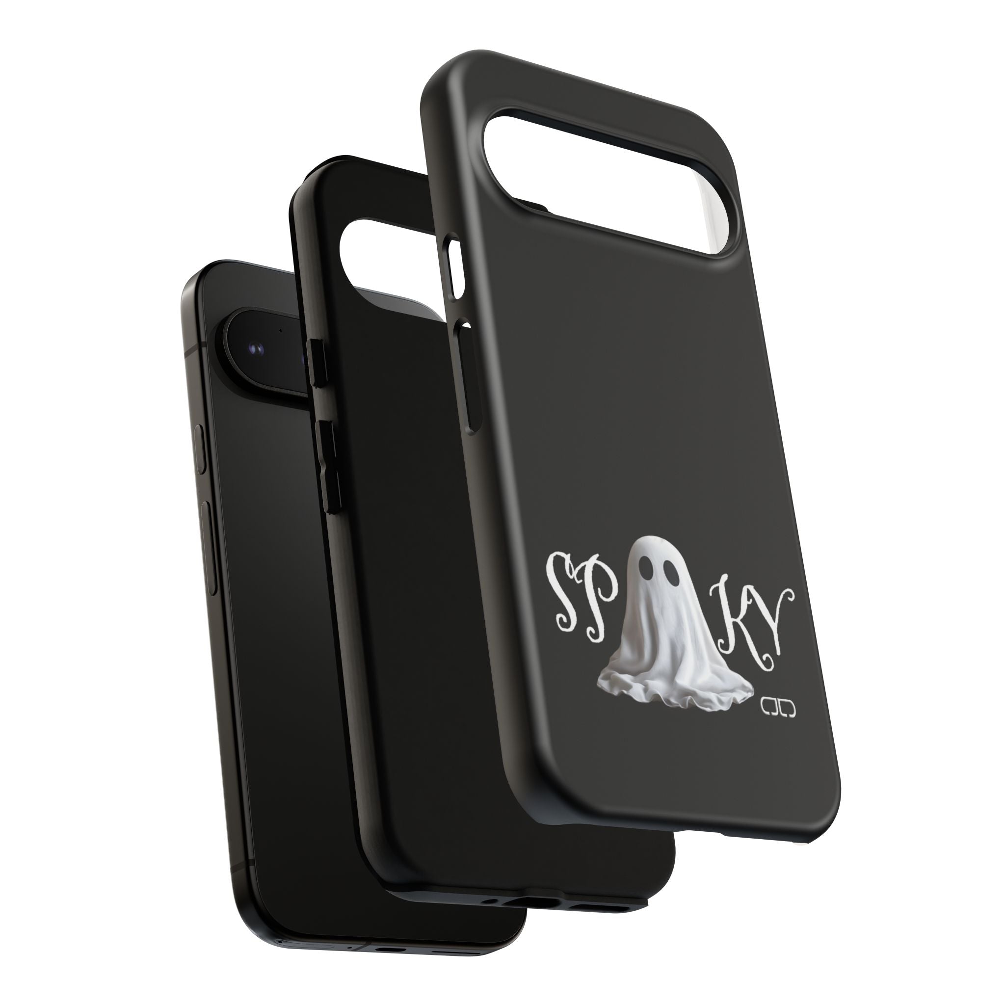 Spooky Ghost Phone Case, Halloween Accessories, Cute Phone Cover, Unique Gift for Ghost Lovers, Trendy Smartphone Decor