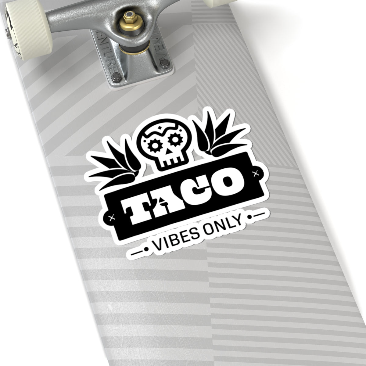 Taco Vibes Only Kiss-Cut Stickers - Fun, Playful Decals for Laptops, Water Bottles, Party Favors, Gifts, and Decor