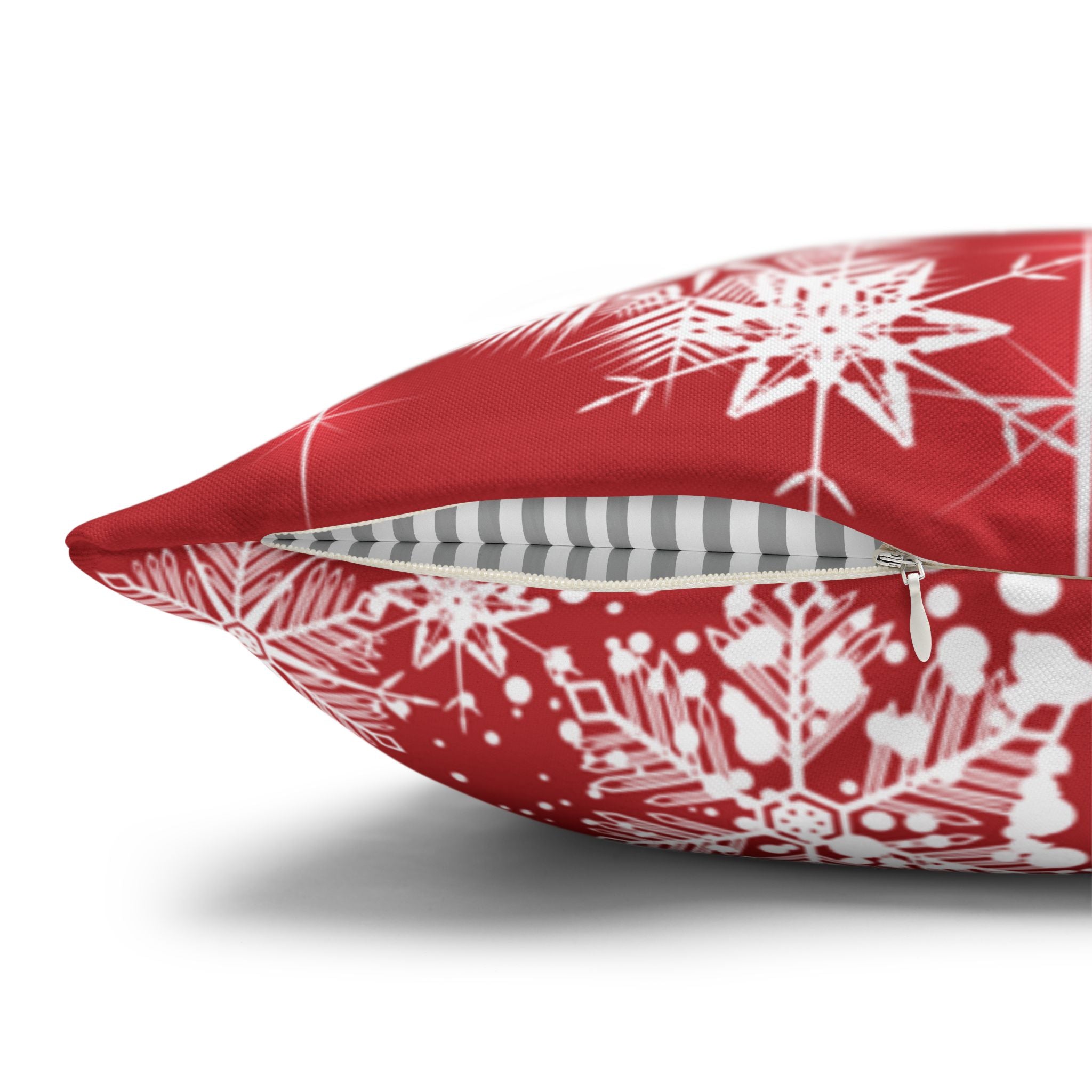 Merry Christmas Red Santa Sleigh Decorative Pillowcase