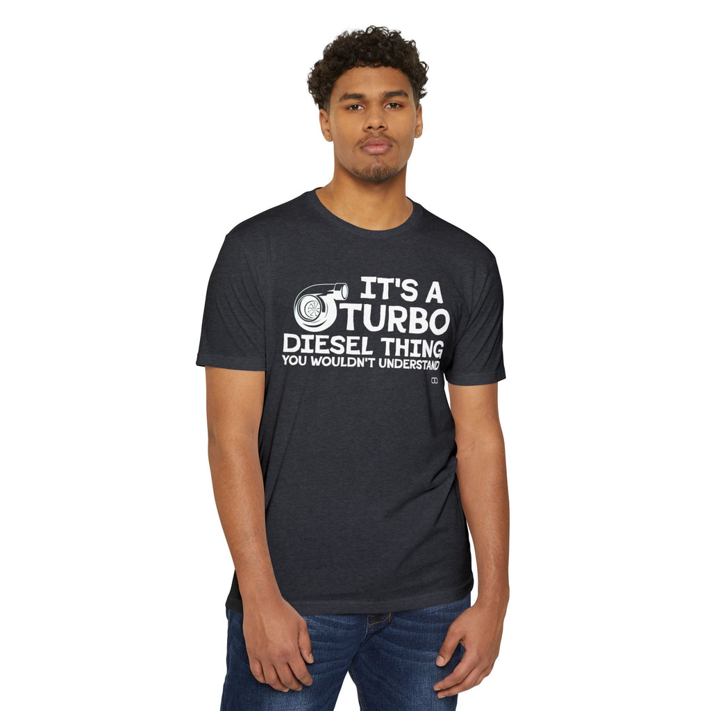 Turbo Diesel Enthusiast T-Shirt, Funny Diesel Shirt, Unisex Graphic Tee, Gifts for Car Lovers, Automotive Humor Top
