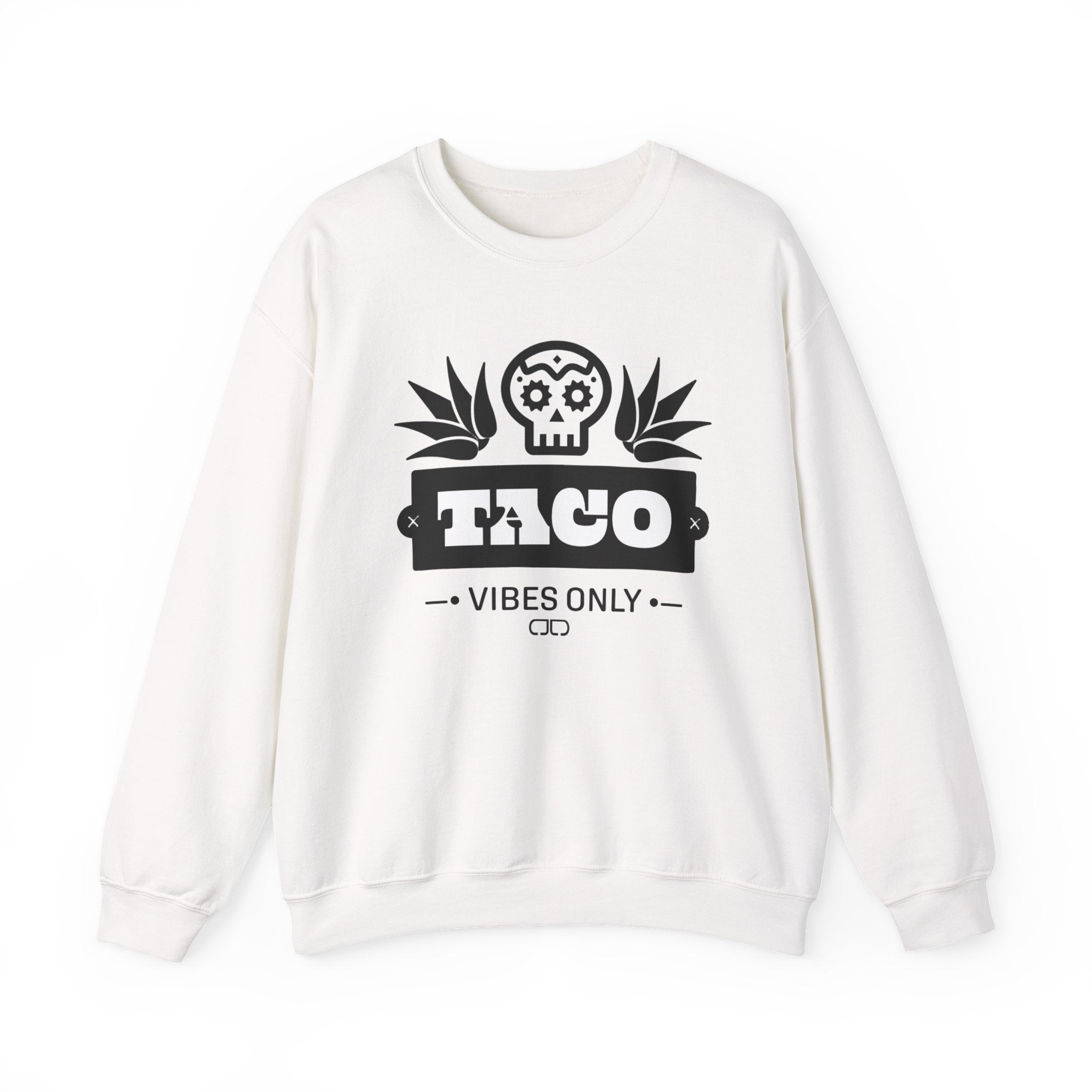 Taco Vibes Only Sweatshirt - Unisex Crewneck, Perfect for Taco Tuesday, Casual Wear, Gift for Foodies, Relaxed Style