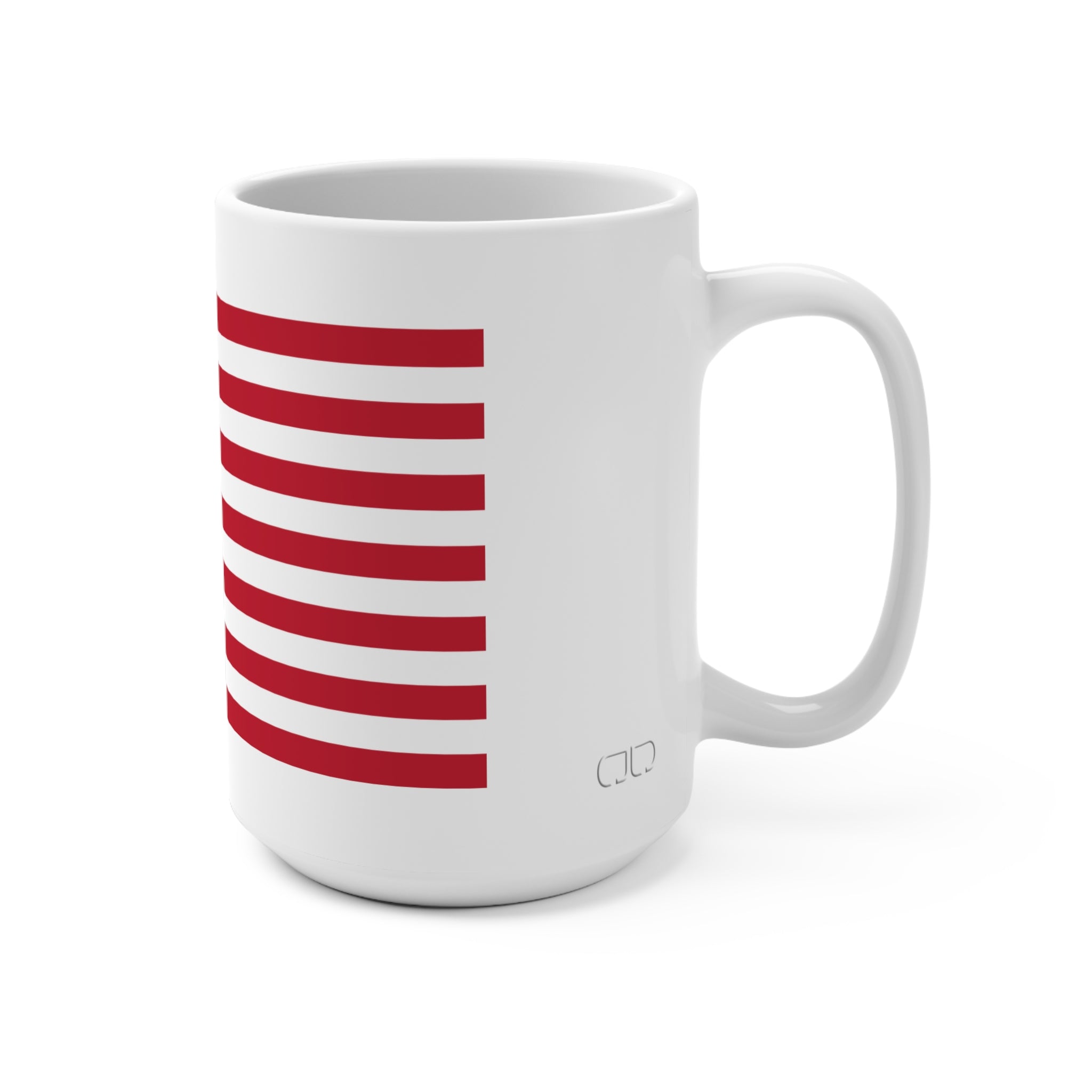 Patriotic American Flag Mug | 15oz Ceramic Coffee Cup | Perfect for Independence Day, Veterans Day, Gifts for Grads, USA Lover