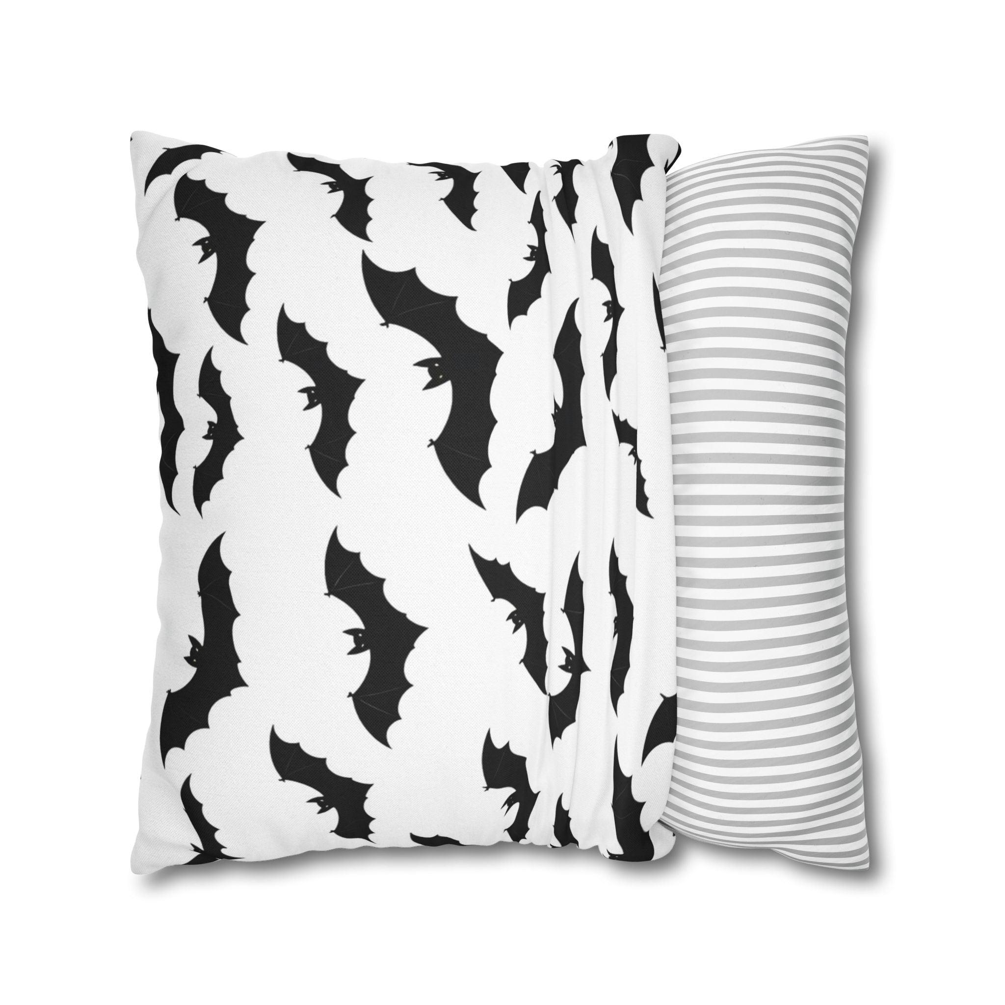Boo | Halloween-Themed Spun Polyester Square Pillowcase, Boo Halloween Decor, Spooky Home Accent, Decorative Throw Pillow, Halloween Party [...]