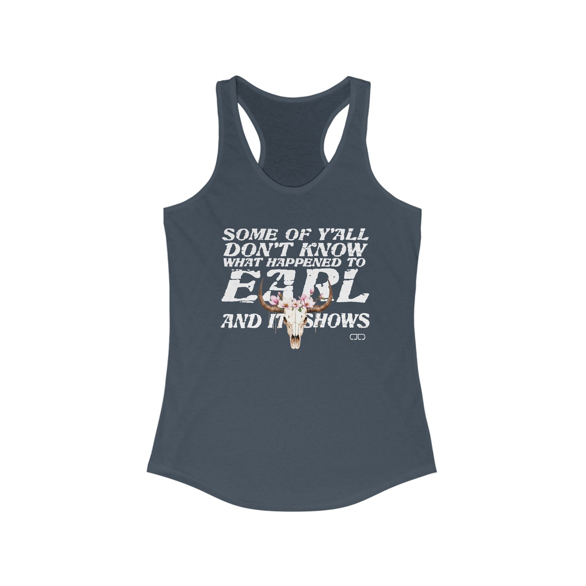 EARL Bohemian Floral Skull Tank Top, Casual Summer Top, Perfect for Festivals, Gifts for Her, Trendy Workout Wear