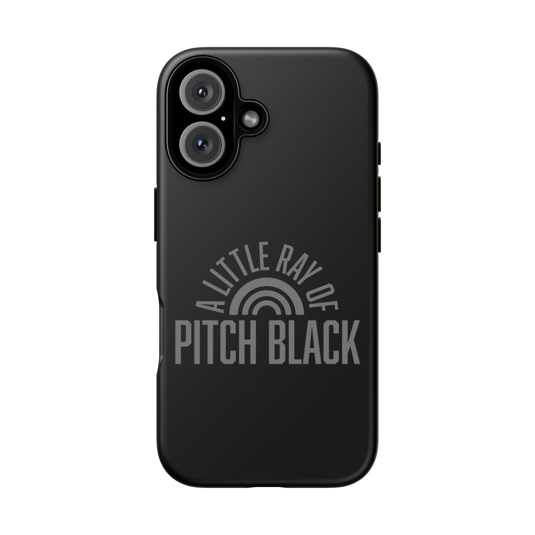 A Little Ray of Pitch Black Stylish Phone Case, Unique Mobile Cover, Gift for Her, Trendy Accessory for Phone Protection, Cute Birthday Present