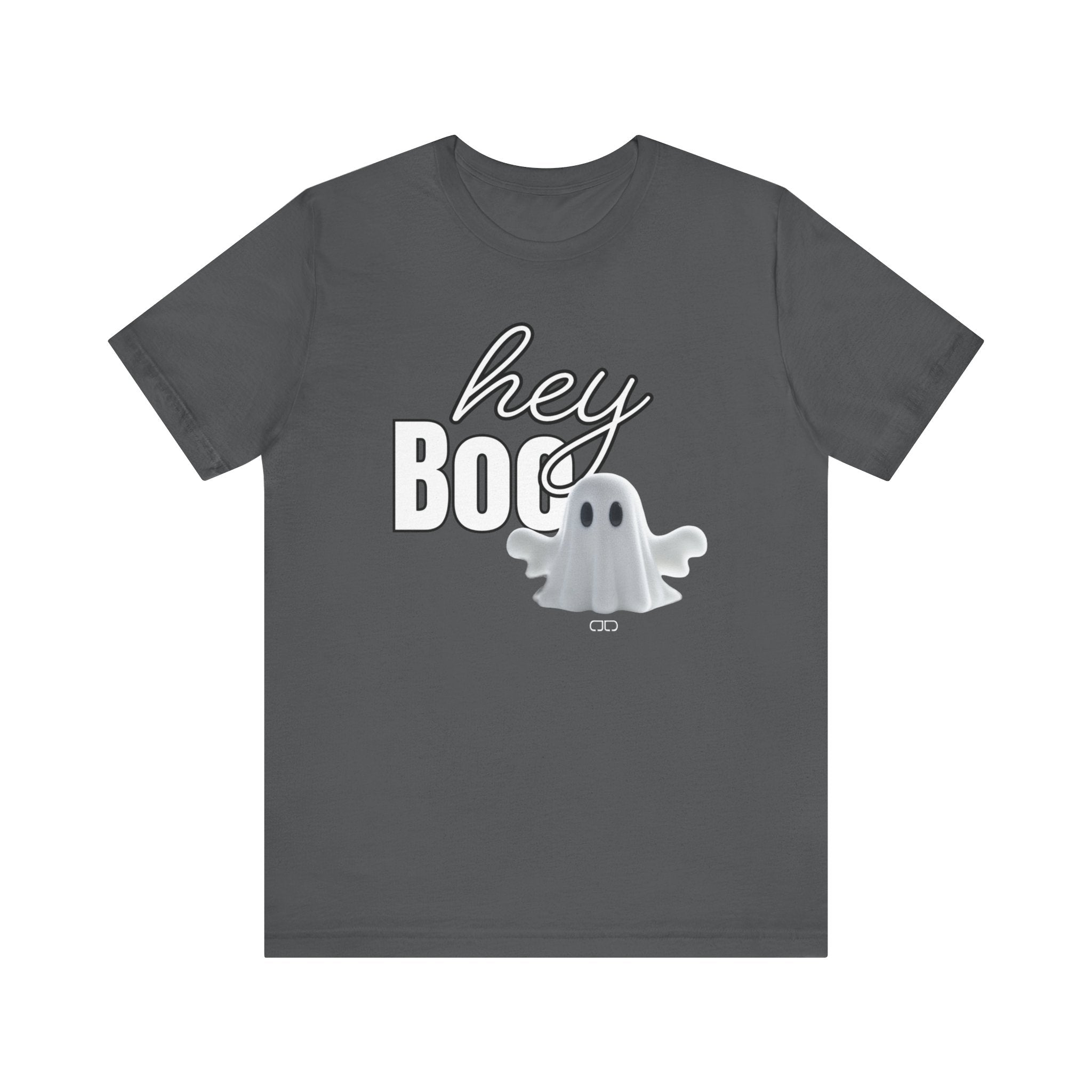 Hey Boo Ghost Tee - Unisex Halloween T-Shirt, Fall Apparel, Spooky Season Wear, Ghost Lover Gift, Casual Halloween Outfit