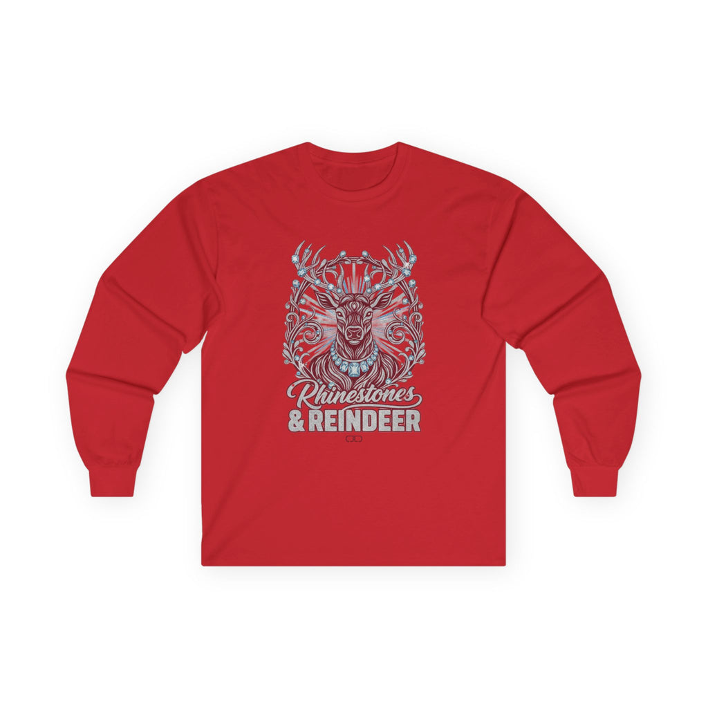 Reindeer & Reindeer Long Sleeve Tee