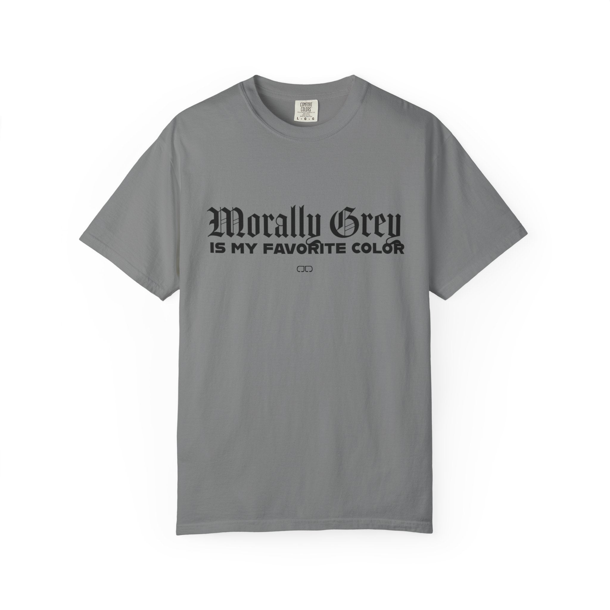 Morally Grey Unisex T-Shirt, Casual Wear, Gift for Friends, Funny Tee, Trendy Fashion, Simple Style