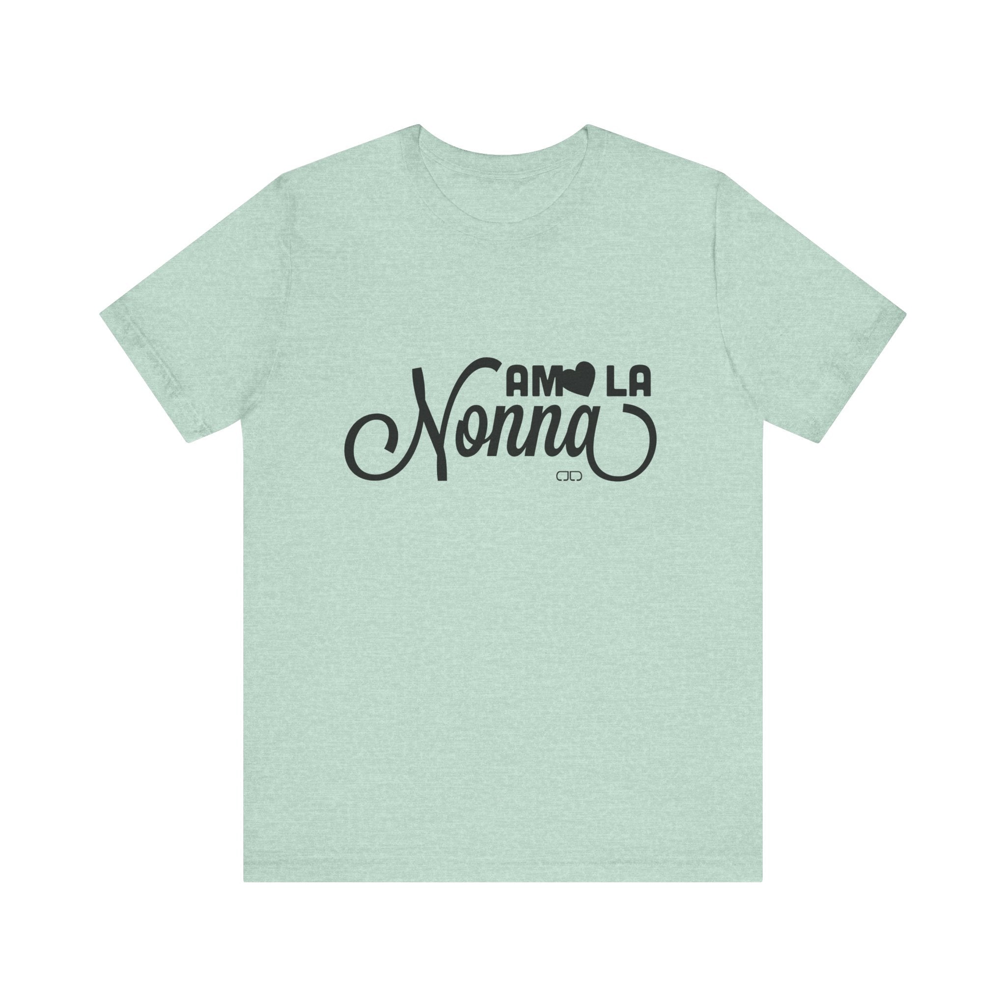 Amo La Nonna Tee | Unisex Jersey Short Sleeve Shirt, Love for Grandma, Gift for Mother's Day, Cute Family Tee, Comfortable Casual Wear