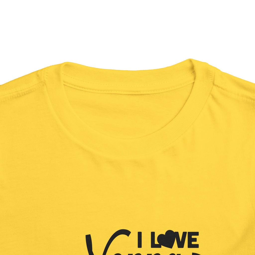 I Love Nonna Toddler Tee, Cute Baby Shirt, Gift for Grandparents, Toddler Clothing, Family Celebrations, Baby Shower Gift