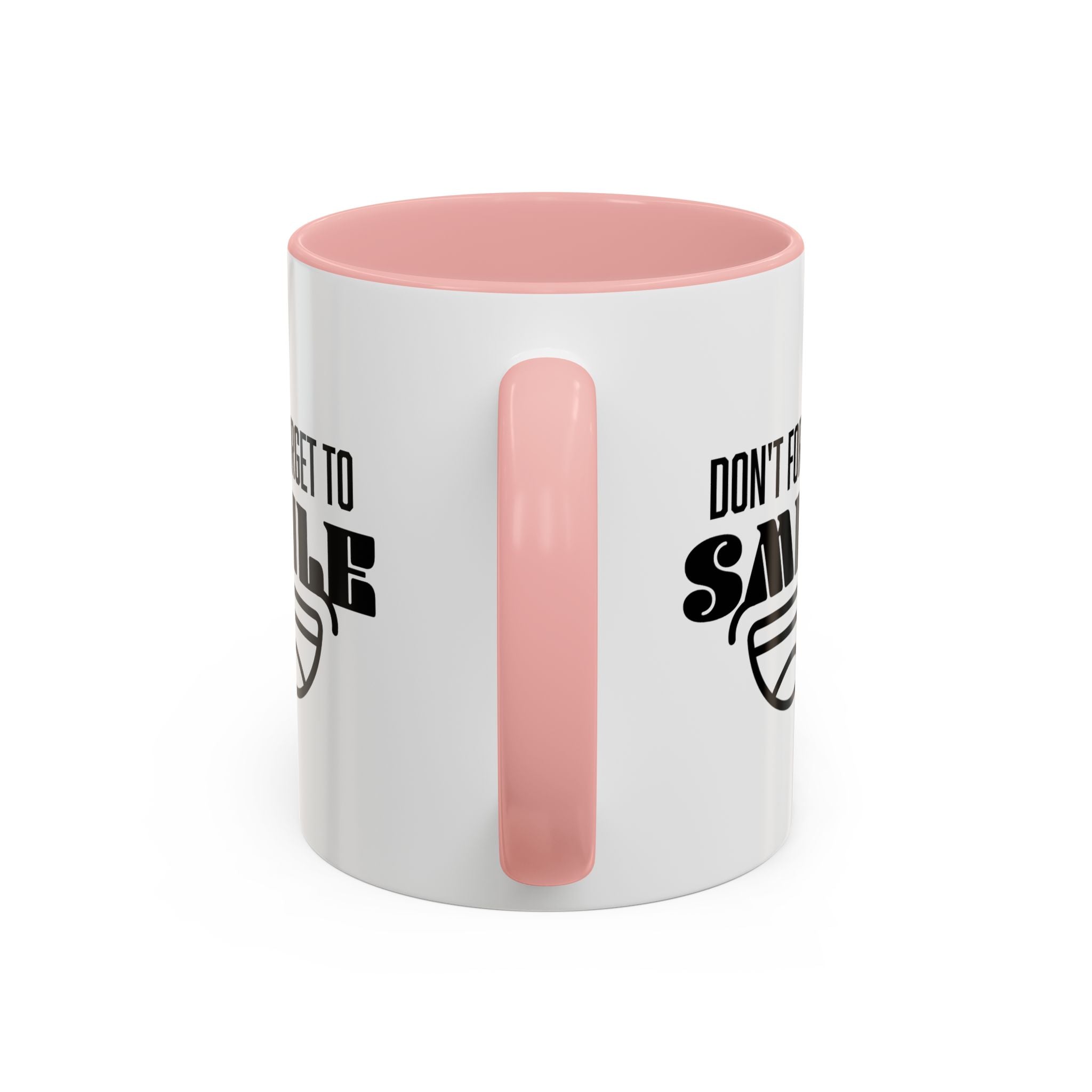 Don't Forget To Smile Mug, Motivational Drinkware, Home Office Decor, Gift for Friends, Cheer Up Gifts, Don't Forget to Smile