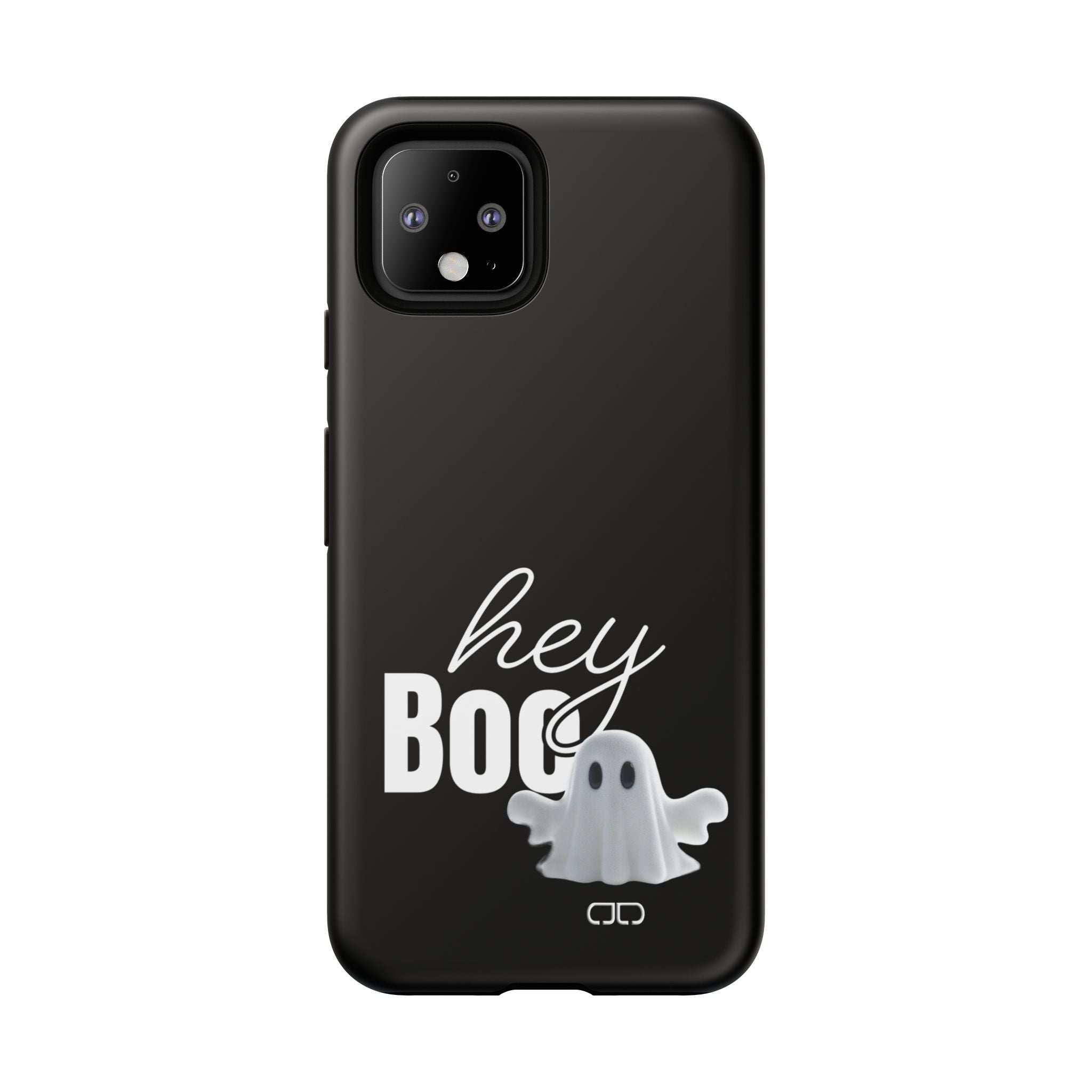 Hey Boo Tough Case, Ghost-Themed Phone Case, Cute Halloween Accessory, Spooky Gift for Friends, Tech Halloween Decor