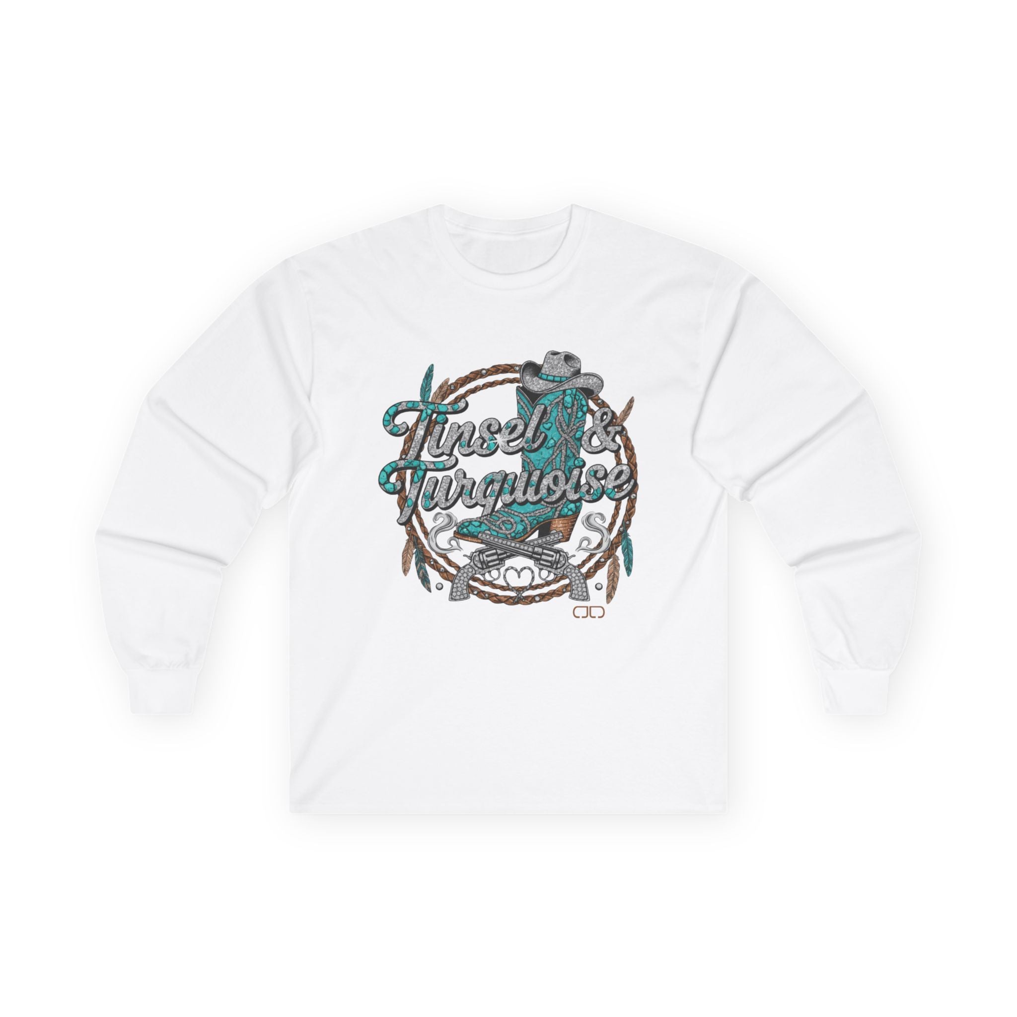 Tinsel & Turquoise Long Sleeve Tshirt