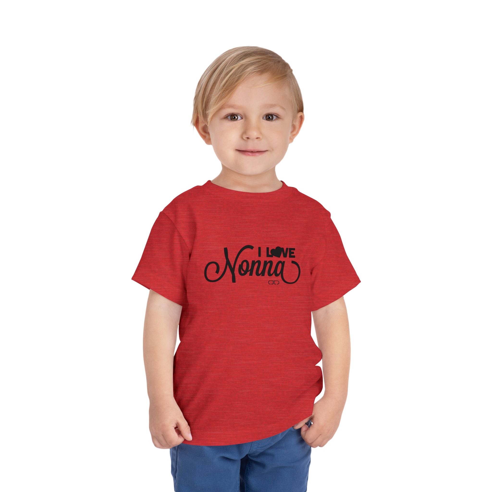 I Love Nonna Toddler Tee, Cute Baby Shirt, Gift for Grandparents, Toddler Clothing, Family Celebrations, Baby Shower Gift