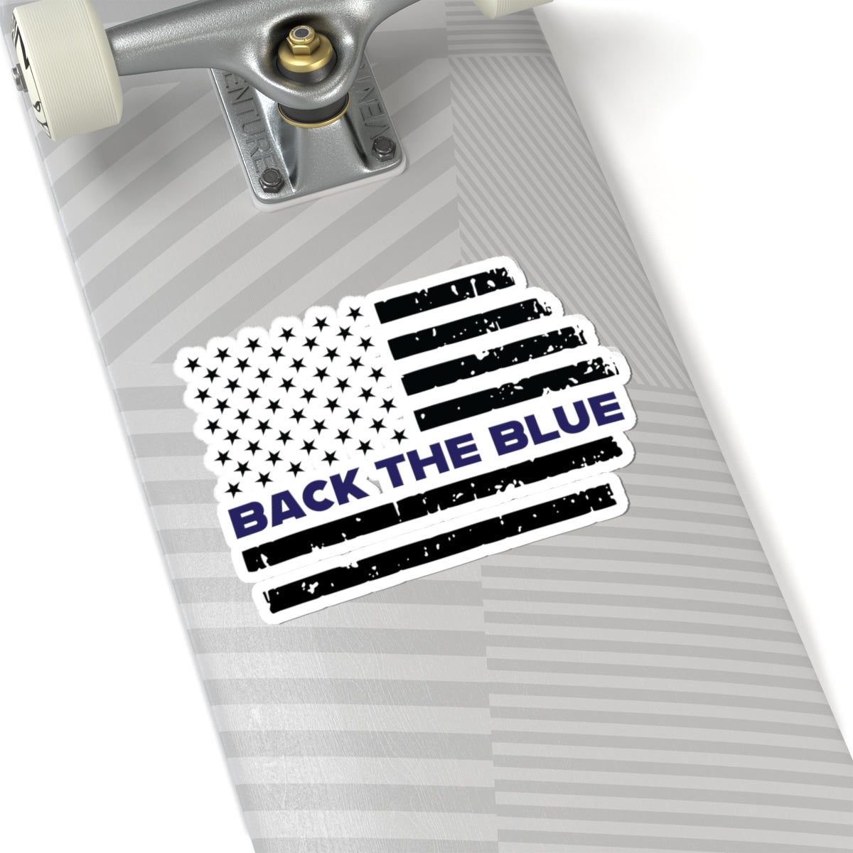 Back the Blue Kiss-Cut Stickers | Support Law Enforcement Decals | American Flag Vinyl Stickers | Police Pride Accessories | Patriotic Gifts