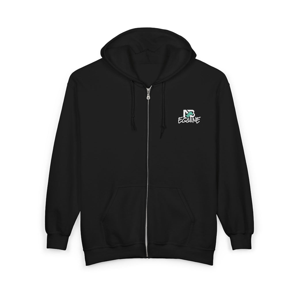 MB Equine hoodie with zip