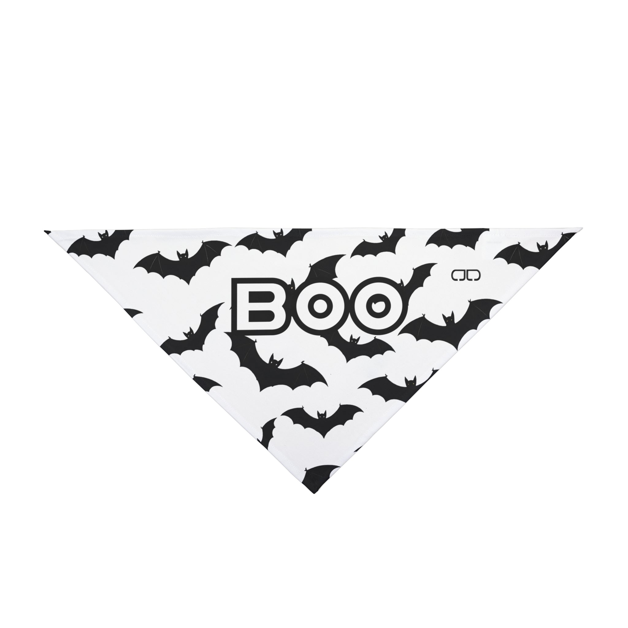 Spooky Pet Bandana for Halloween, Boo Dog Scarf, Pet Accessory, Fall Fashion, Cute Dog Outfit, Bat Print Bandana