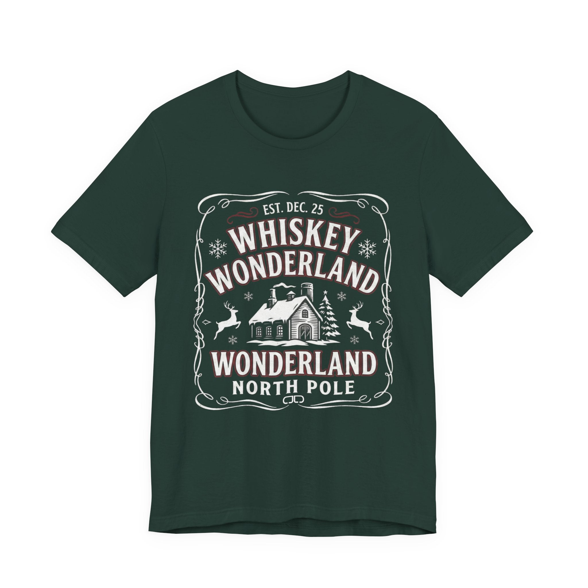 Whiskey Wonderland Christmas Tee