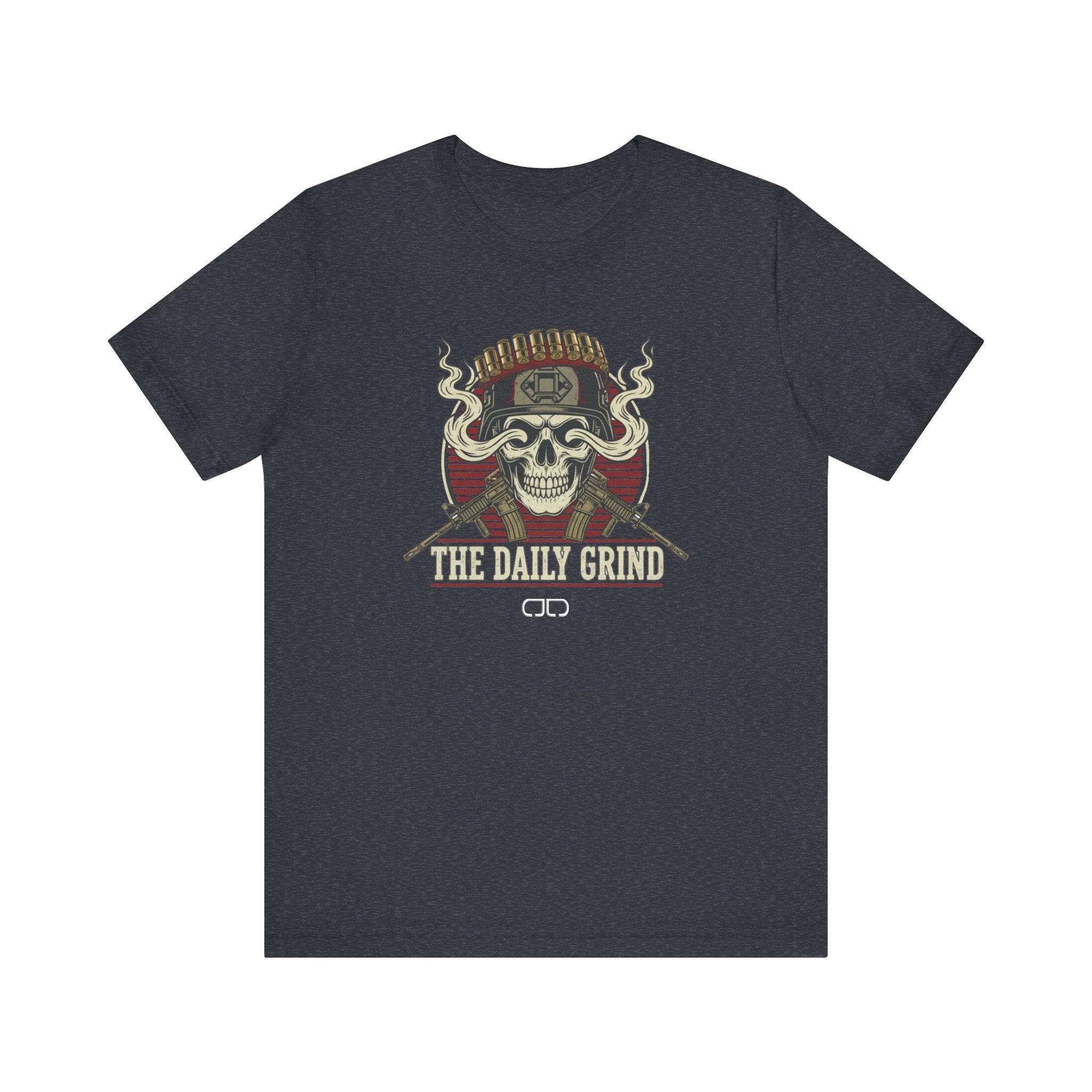 The Daily Grind Skull Tee — Vintage Rider Motorcycle T‑Shirt