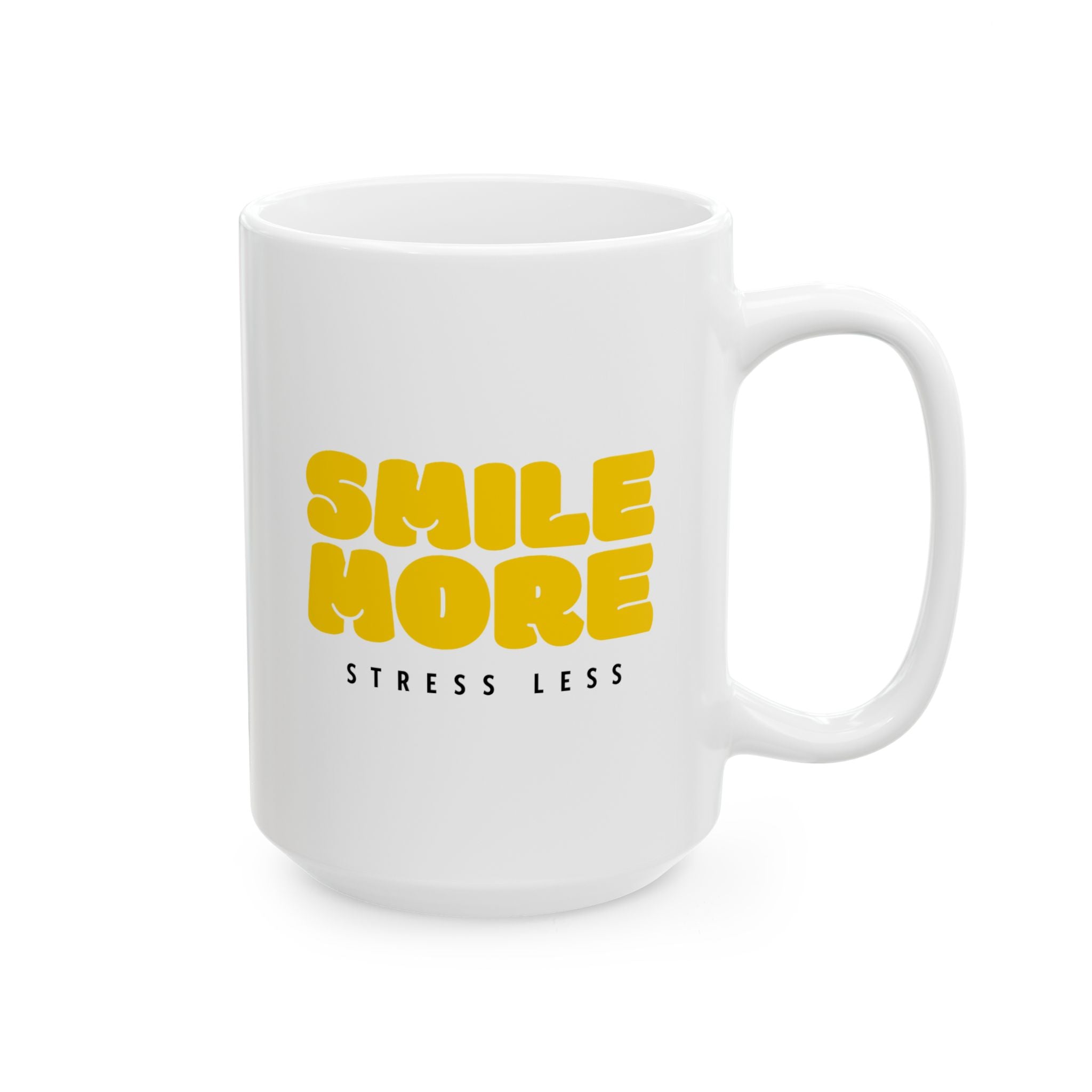 Smile More Ceramic Mug - Brighten Your Day with Every Sip, Motivational Coffee Cup for Home & Office, Gift for Coffee Lovers, [...]