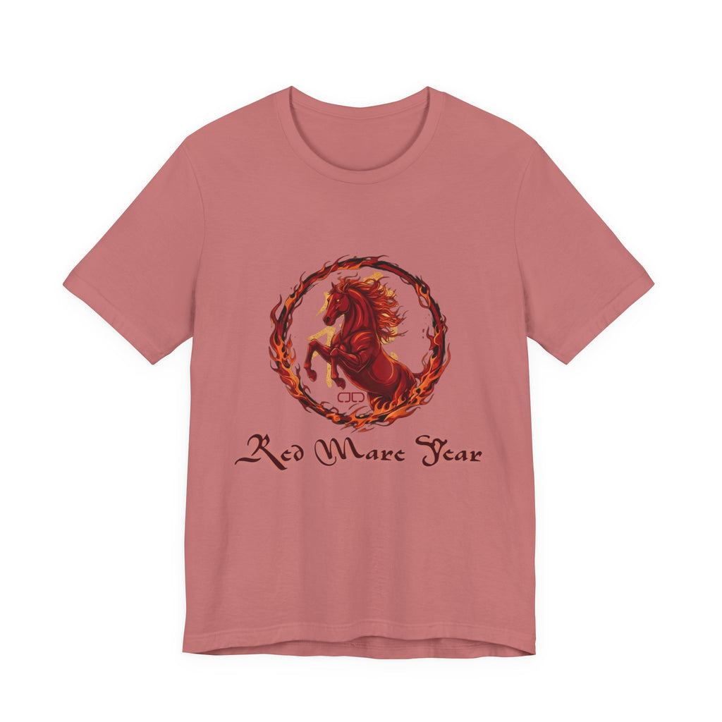 Red Mare Year Tee — Year of the Horse Graphic T‑Shirt