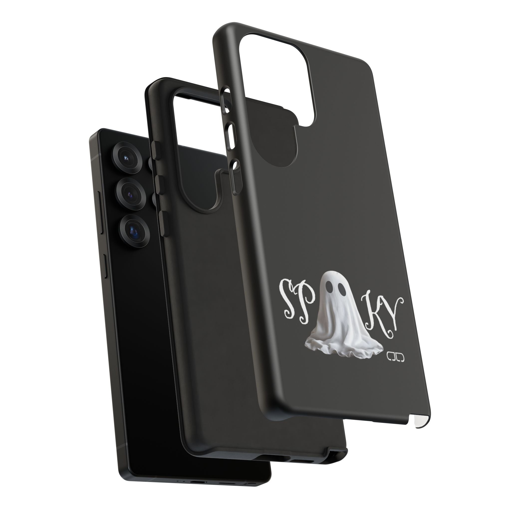 Spooky Ghost Phone Case, Halloween Accessories, Cute Phone Cover, Unique Gift for Ghost Lovers, Trendy Smartphone Decor