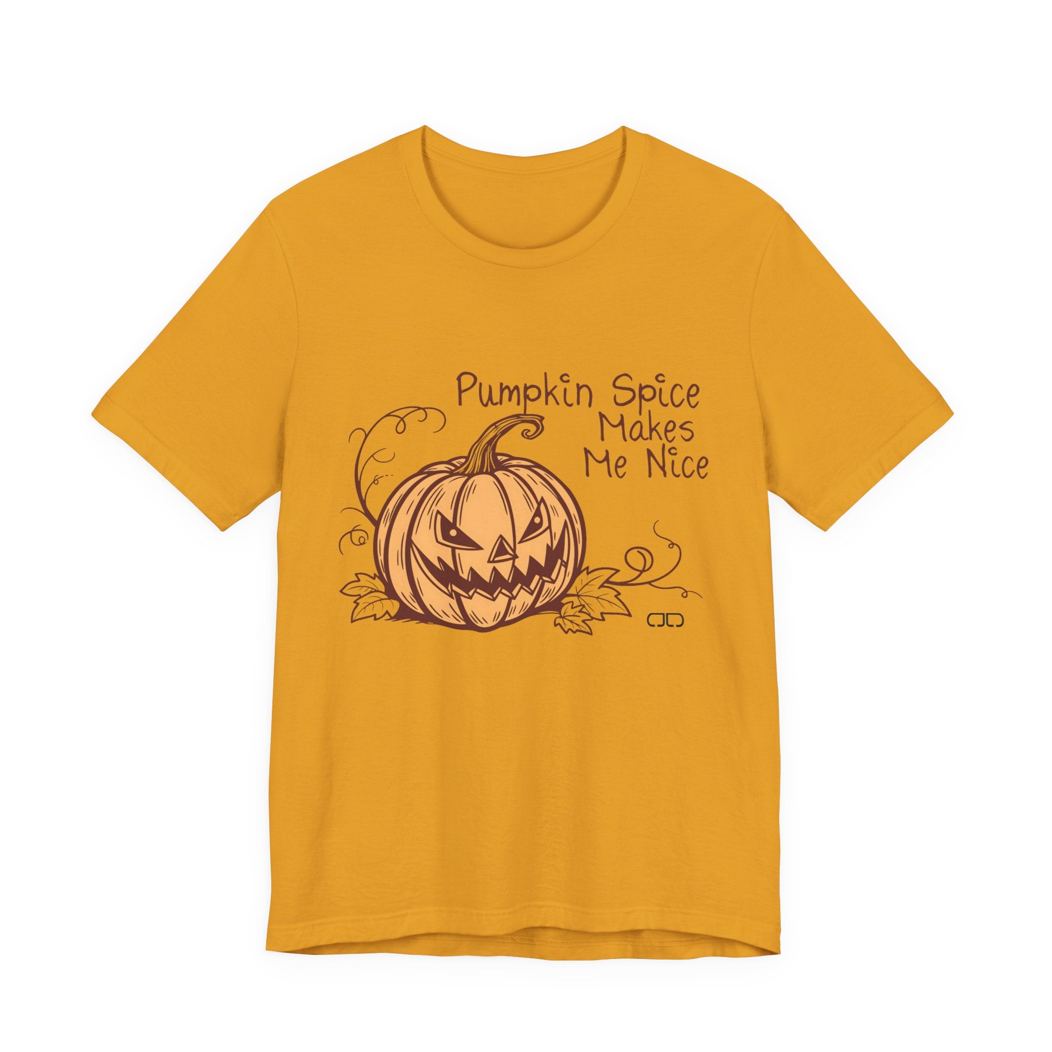 Pumpkin Spice Short Sleeve Tee | Fall Halloween T-Shirt, Funny Graphic Tee, Seasonal Fashion, Autumn Gift, Unisex Tee