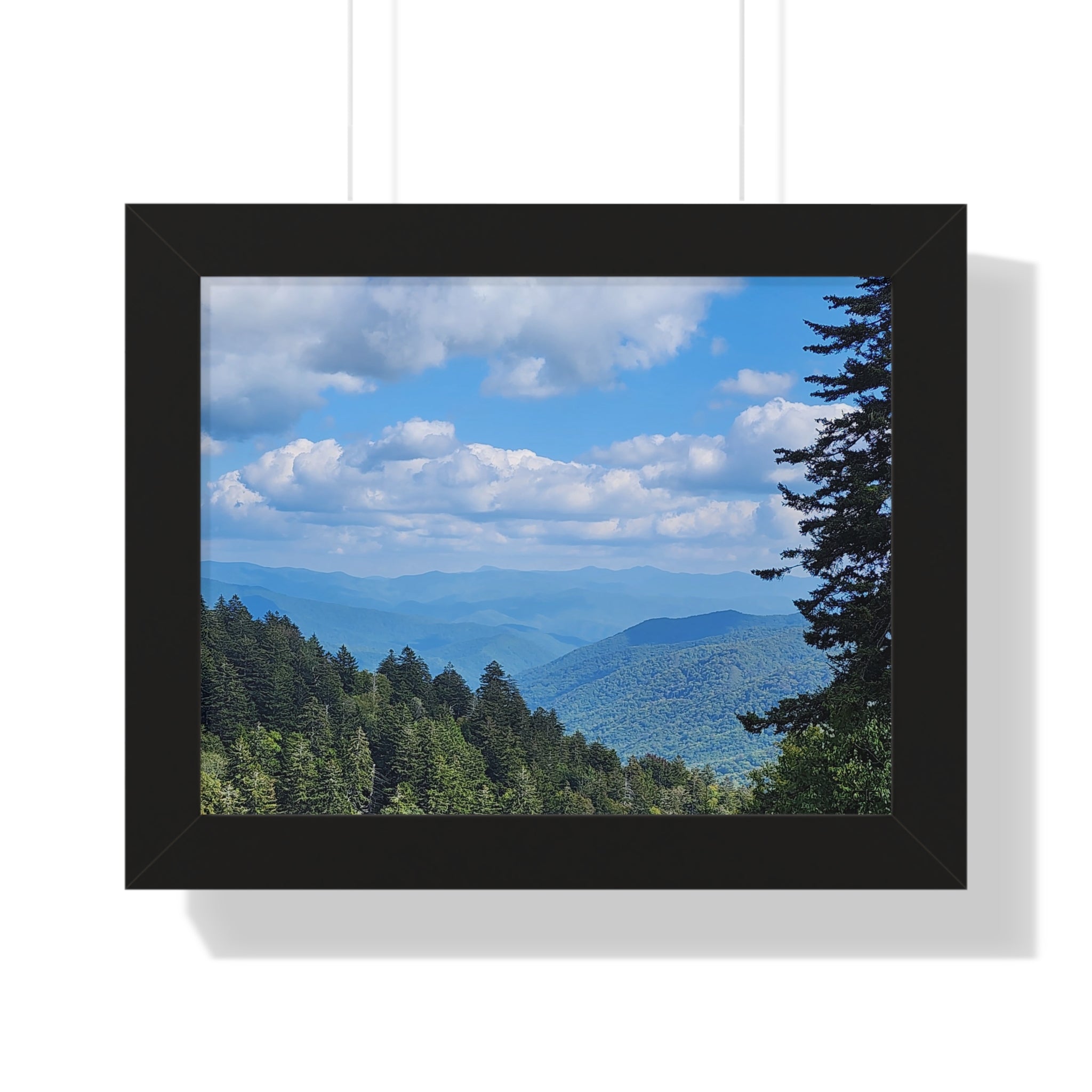 Tennessee Landscape Framed Poster Print, Nature Wall Art, Home Decor, Gift for Nature Lovers, Mountain Print, Eco-Friendly Decor