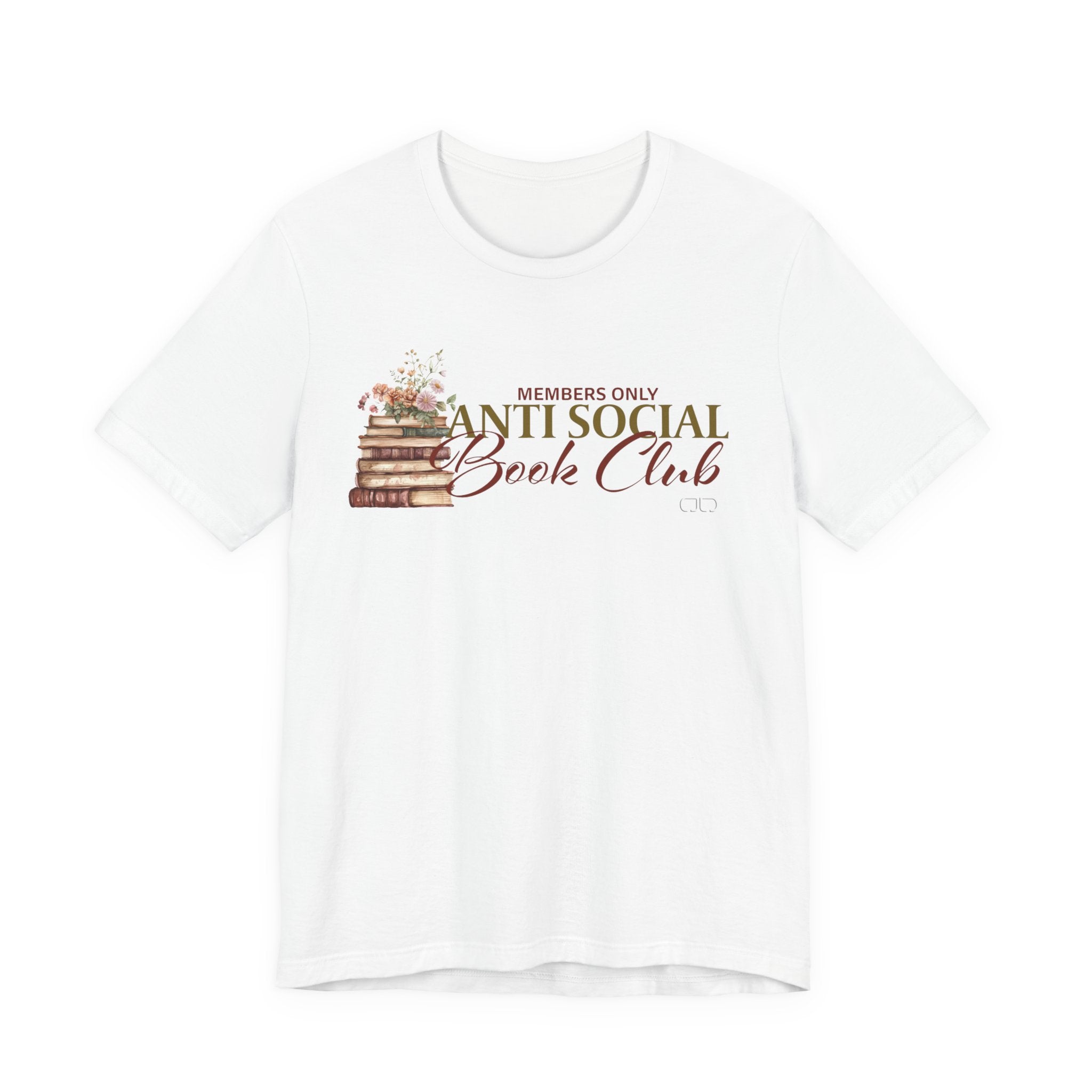 Anti-Social Book Club Tee, Cozy Reading Shirt, Gift for Book Lovers, Casual Literary Apparel, Unique Bookish Gift