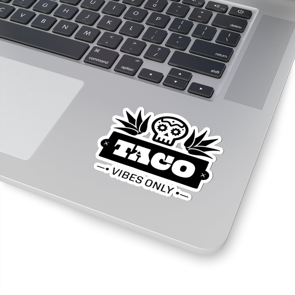 Taco Vibes Only Kiss-Cut Stickers - Fun, Playful Decals for Laptops, Water Bottles, Party Favors, Gifts, and Decor