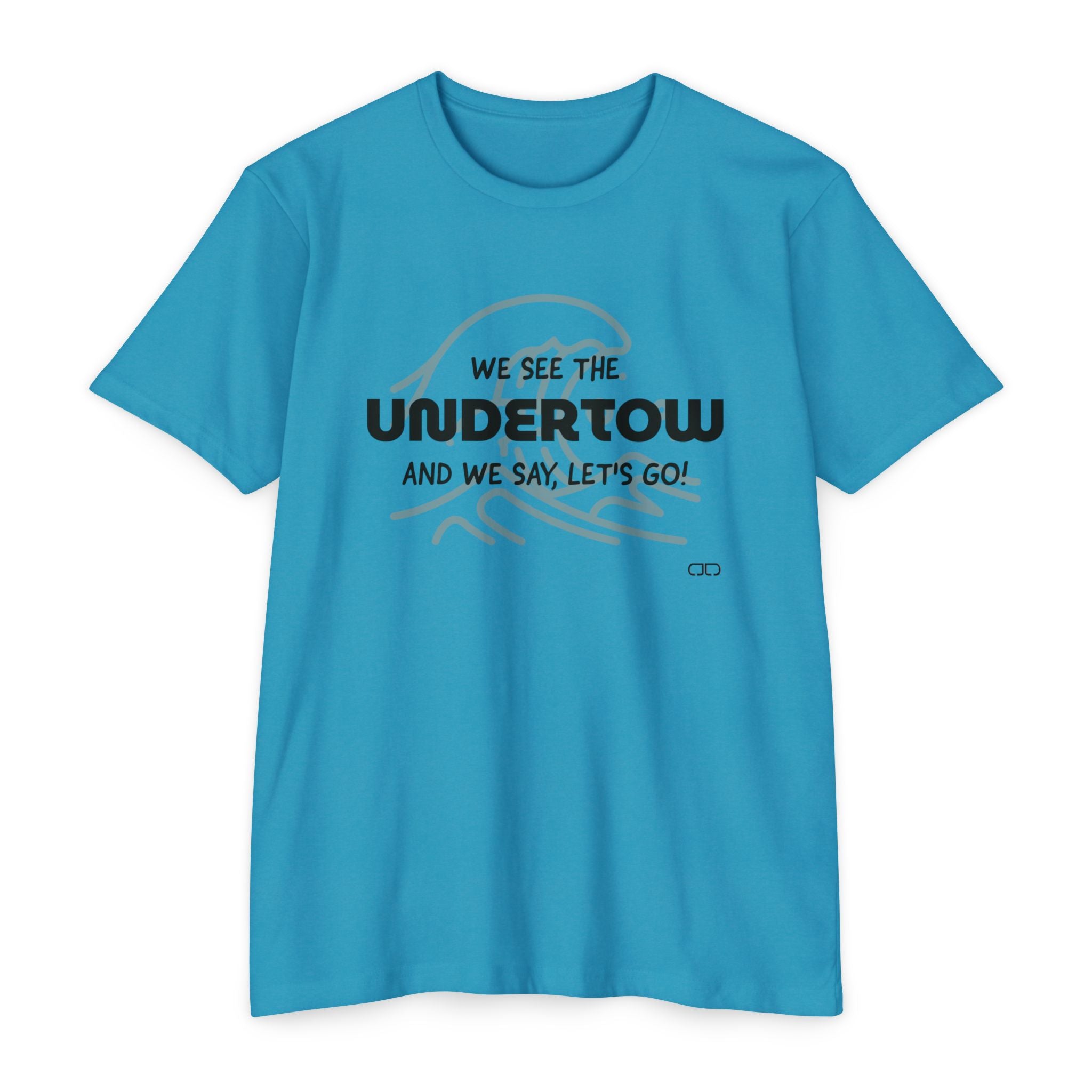 Undertow Coastal Vibe T-Shirt | Wave Graphic Tee, Surfing Apparel, Beach Lover Gift, Relaxed Casual Style, Summer Fun, Unisex Clothing