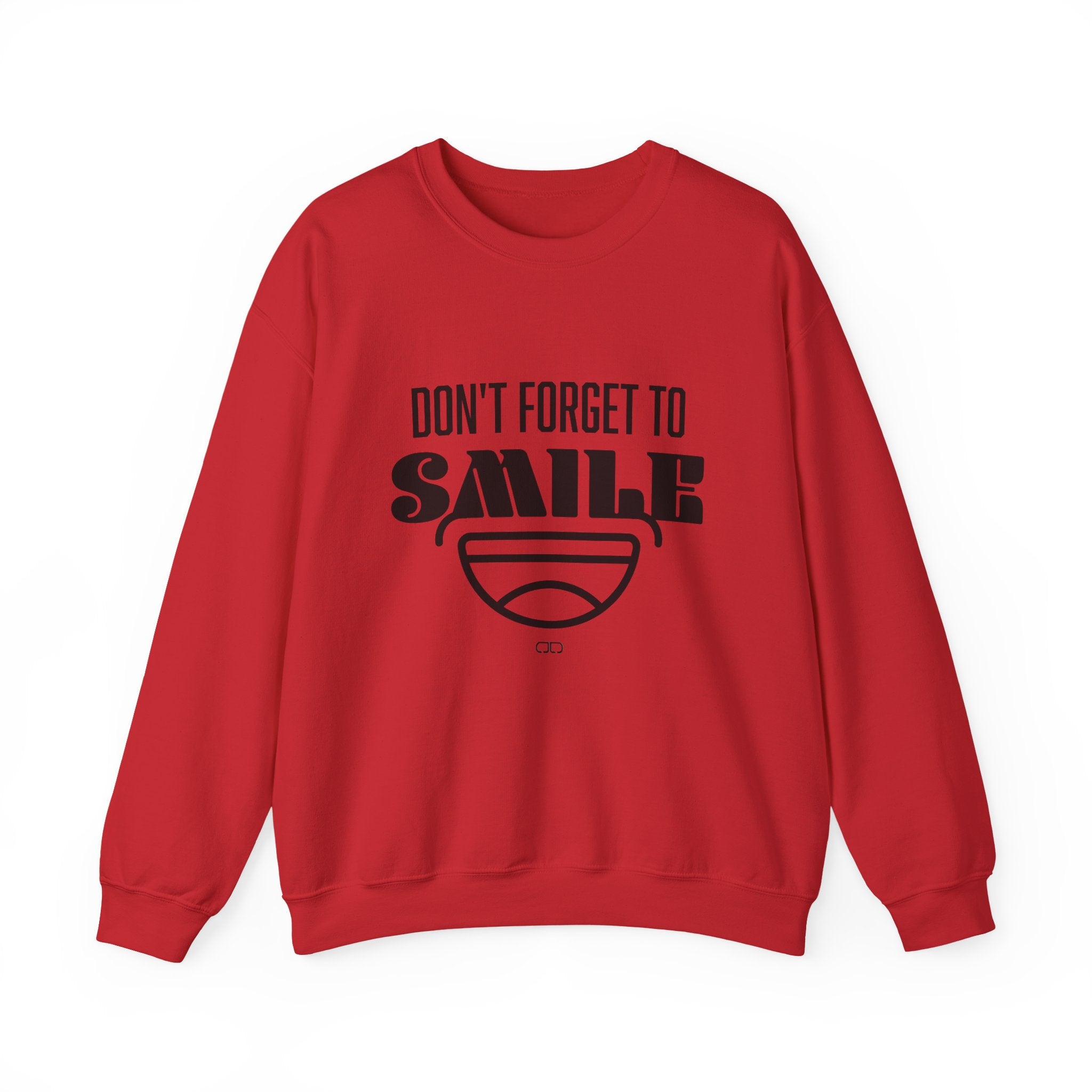 Don't Forget To Smile Sweatshirt, Cozy Crewneck, Gift for Friends, Positive Vibes Apparel, Motivational Sweatshirt, Everyday Comfort