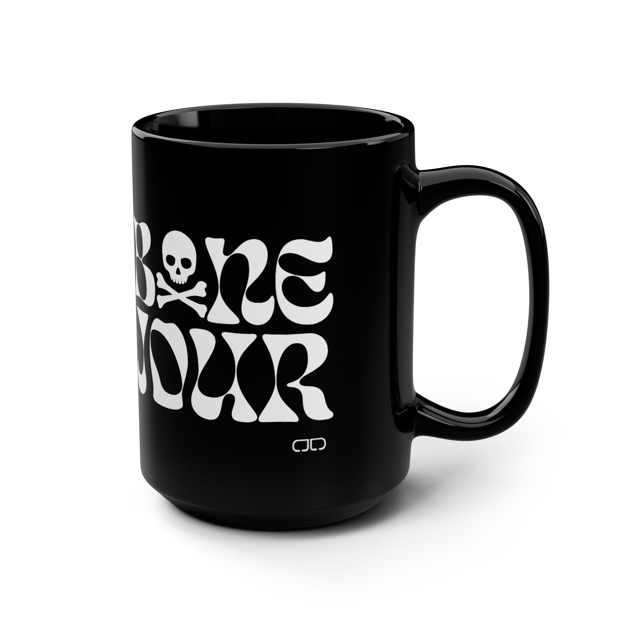 Bone Jour Mug, Bone Humor Coffee Cup, Dark Aesthetic Drinkware, Halloween Gift, Spooky Kitchen Decor, Party Mug