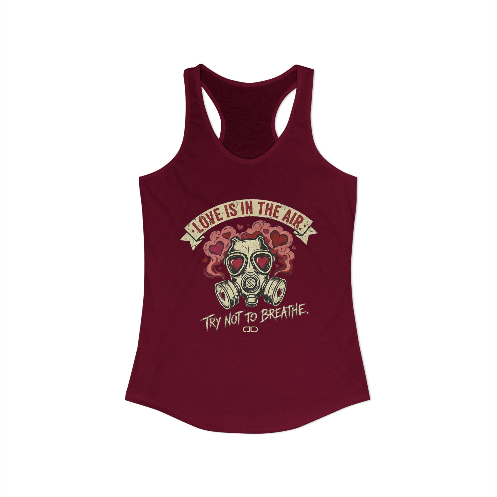 Love is in the Air. Try Not to Breathe Women's Racerback Tank Top