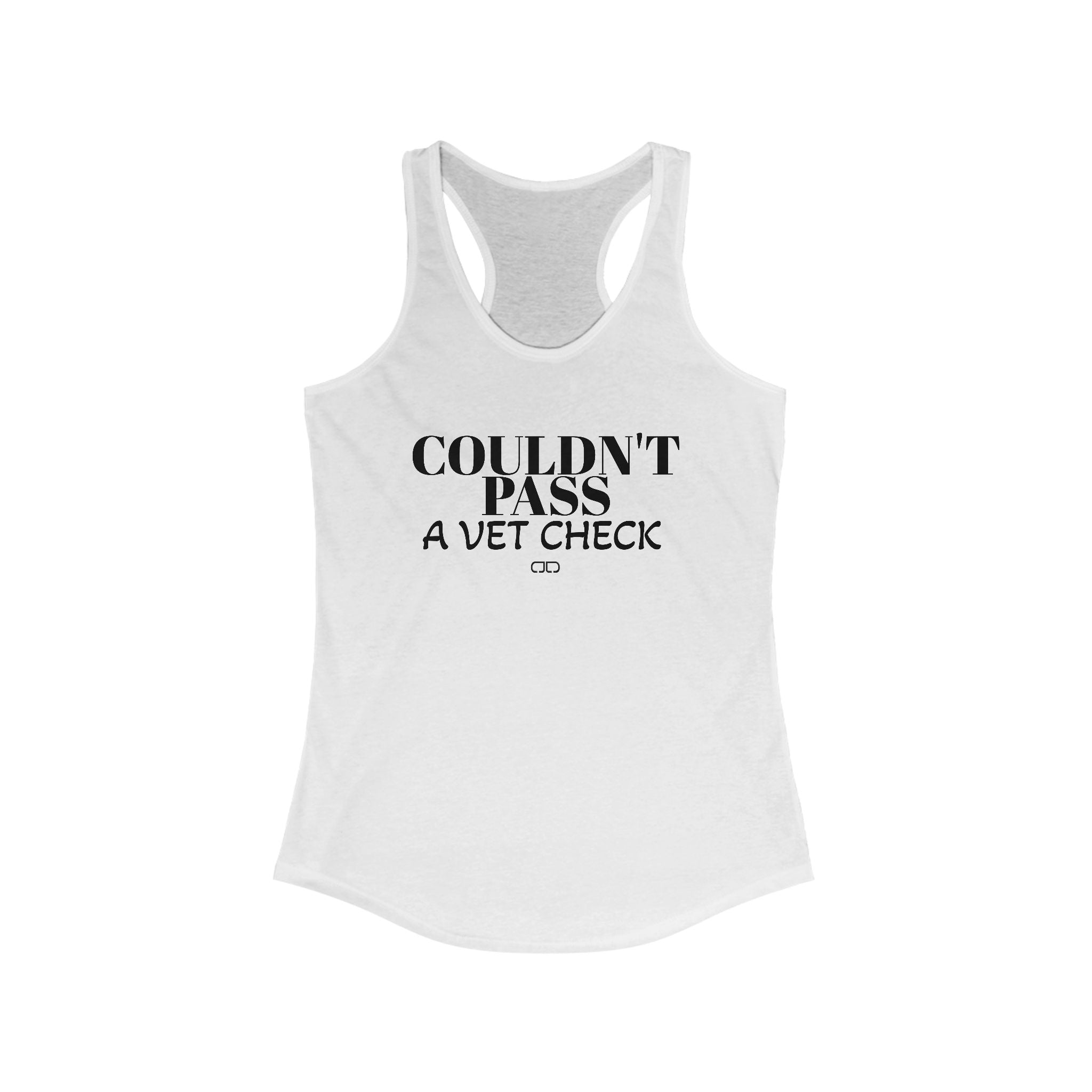 Funny Vet Check Tank Top for Women, Broken Humor, Workout Shirt, Gift for Pet Owners, Gym Tank, Summer Wear