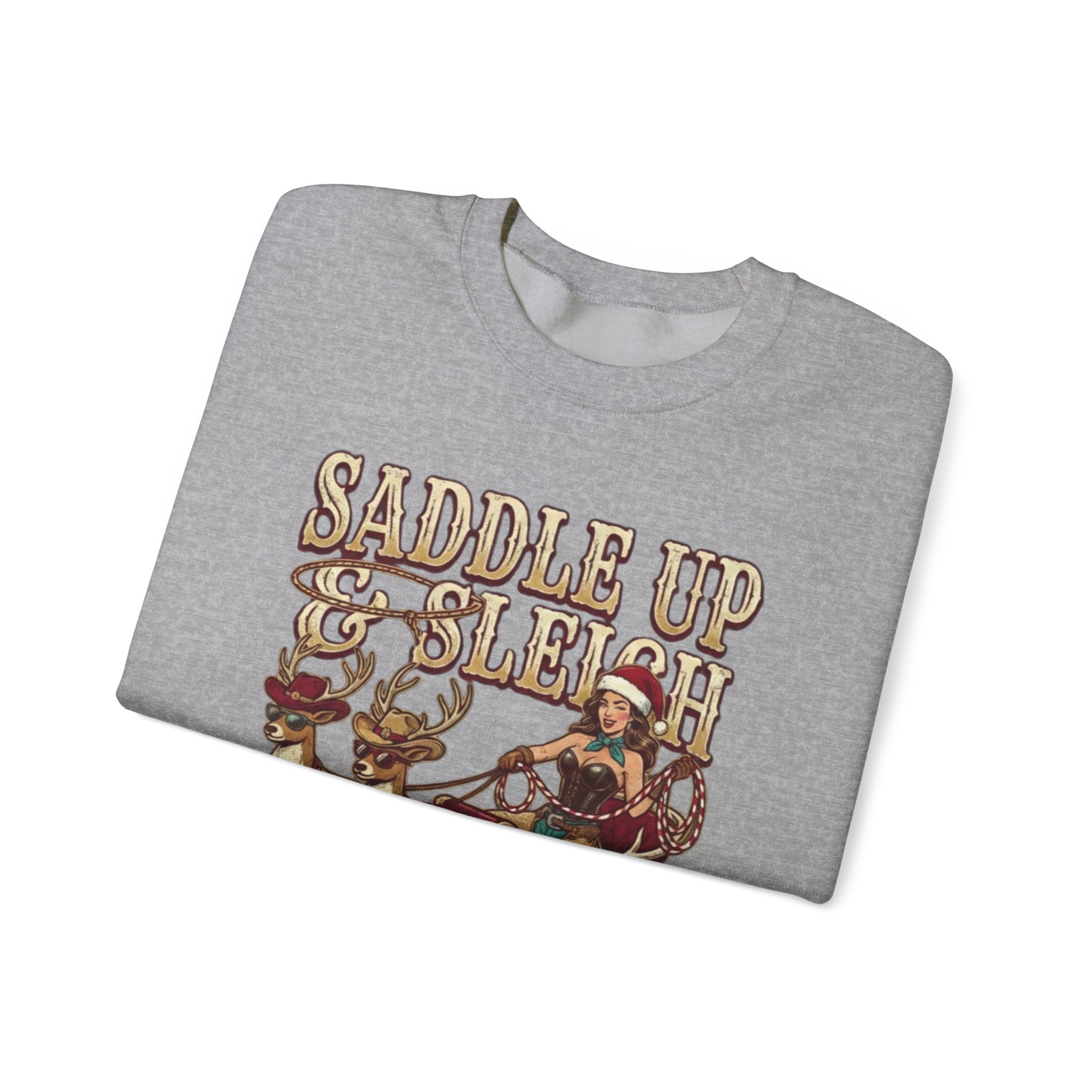 Saddle Up & Sleigh Christmas Pullover