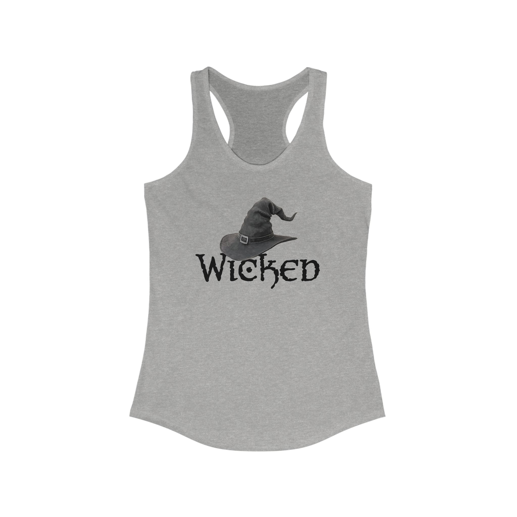 Wicked Witch Racerback Tank, Women's Halloween, Witch Costume Top, Gift for Her, Summer Activewear