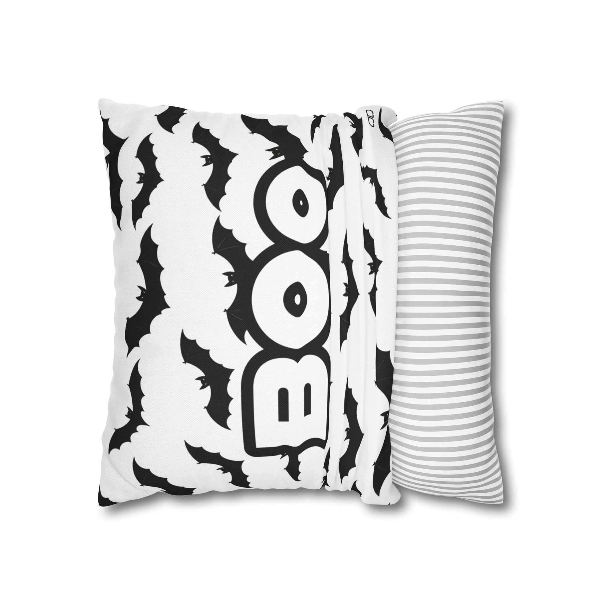 Boo | Halloween-Themed Spun Polyester Square Pillowcase, Boo Halloween Decor, Spooky Home Accent, Decorative Throw Pillow, Halloween Party [...]