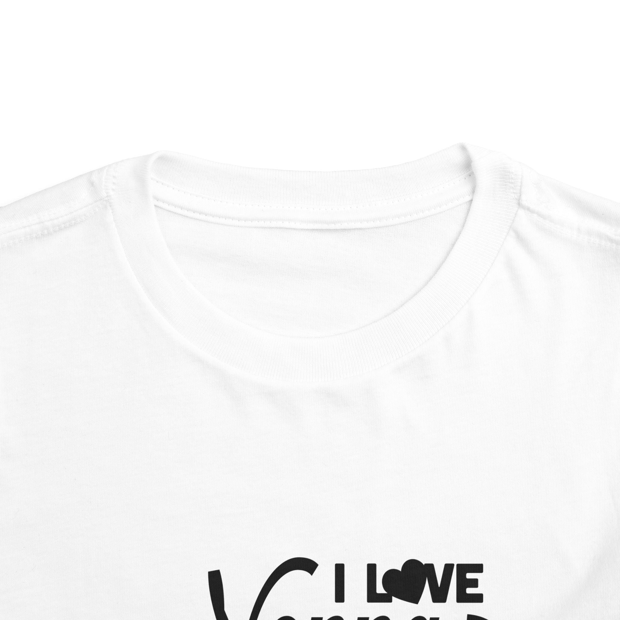 I Love Nonna Toddler Tee, Cute Baby Shirt, Gift for Grandparents, Toddler Clothing, Family Celebrations, Baby Shower Gift