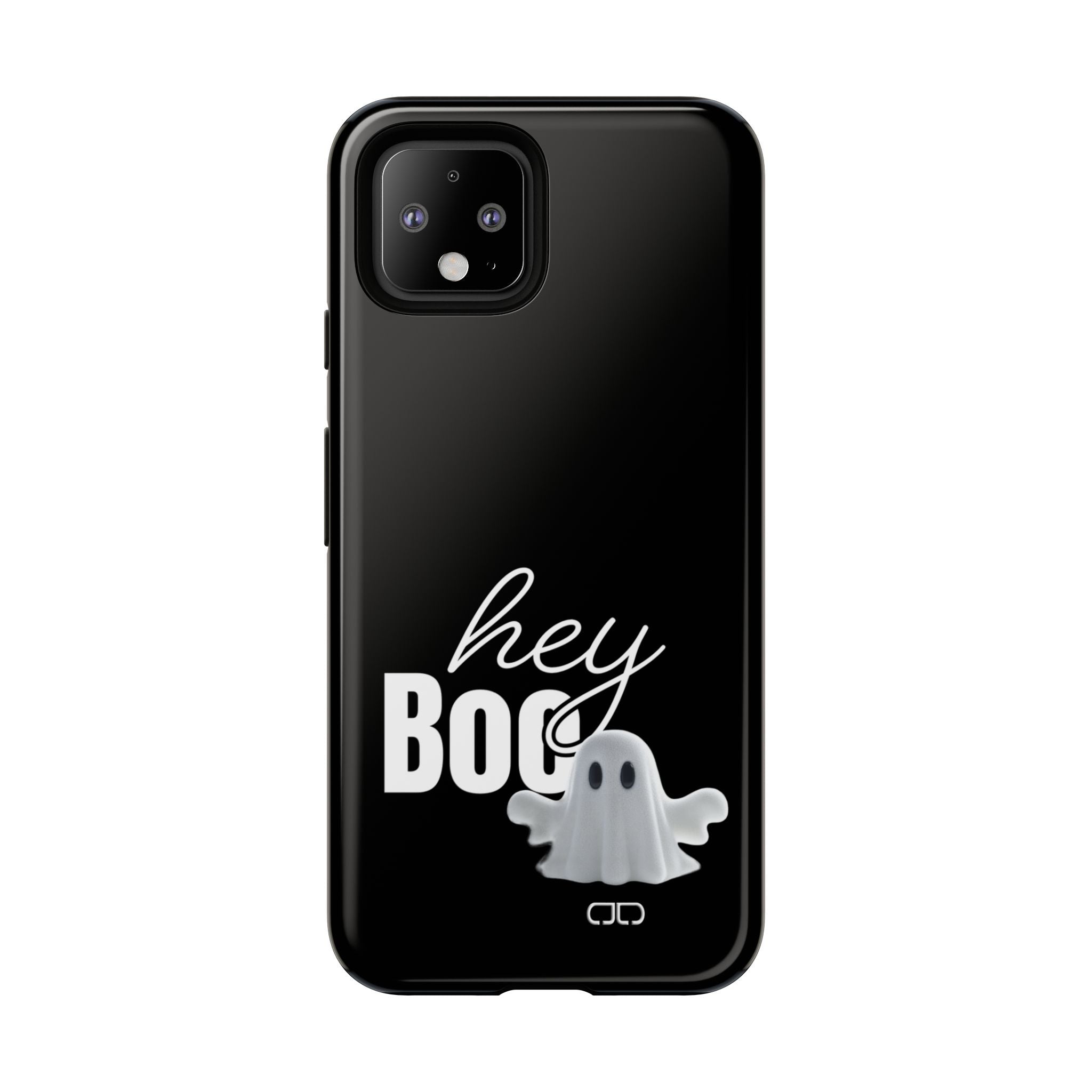 Hey Boo Tough Case, Ghost-Themed Phone Case, Cute Halloween Accessory, Spooky Gift for Friends, Tech Halloween Decor