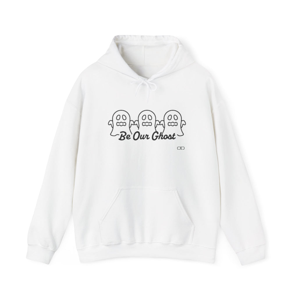 Be Our Ghost Hoodie: Unisex Sweatshirt for Halloween, Cozy Casual Wear, Unique Gift, Fall Celebrations, Trendy Spook
