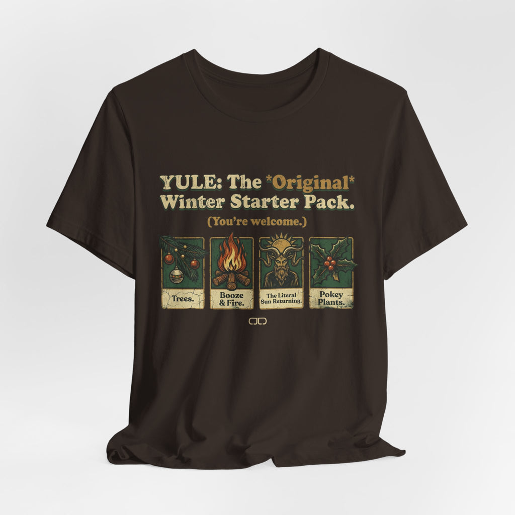 Yule Winter Starter Pack Tee — "YULE: The 'Ordinar' Winter Starter Pack (You’re Welcome)"