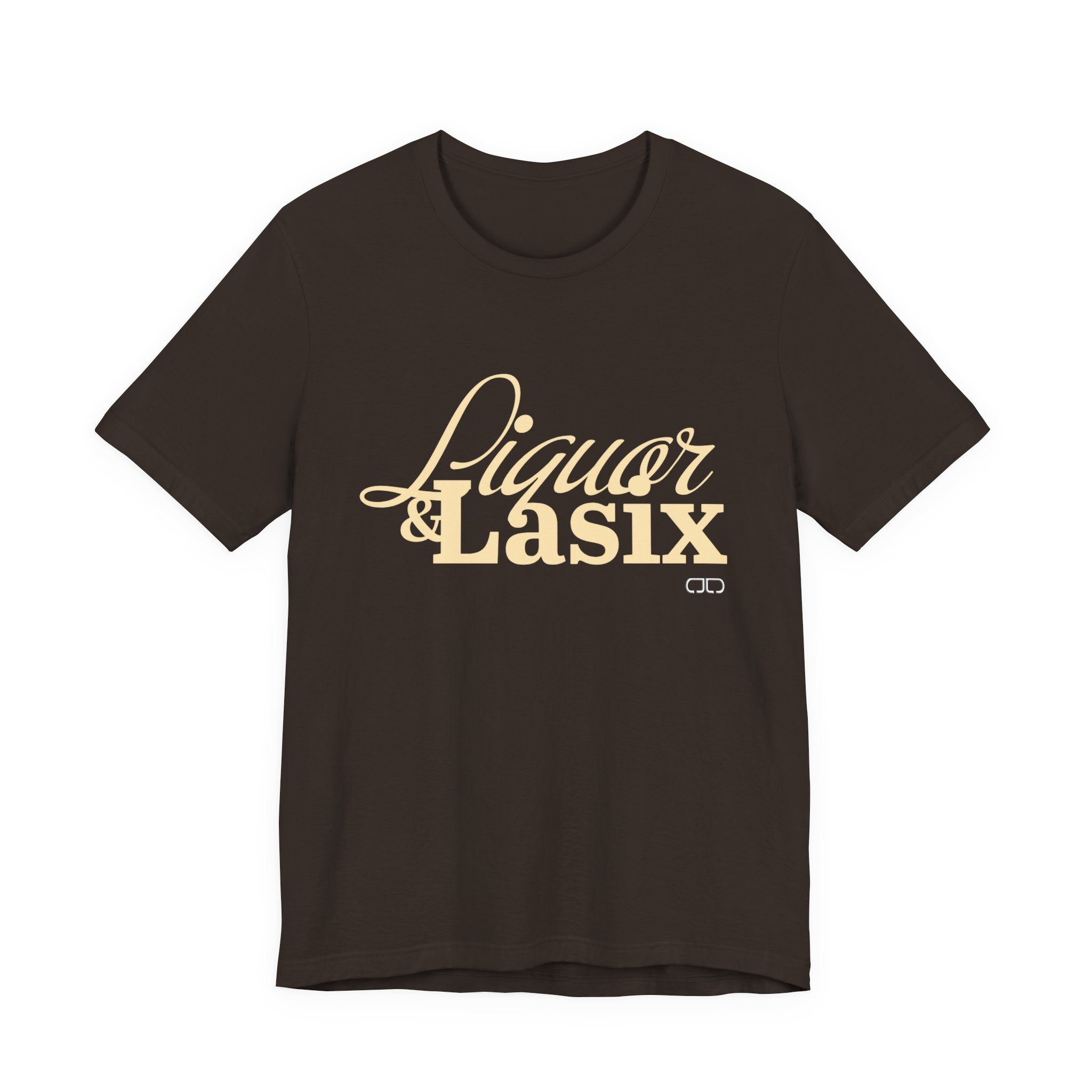Liquor & Lasix Fun Graphic T-Shirt for Horse Lovers, Gifting, Casual Wear, Everyday Style, Trendy Fashion