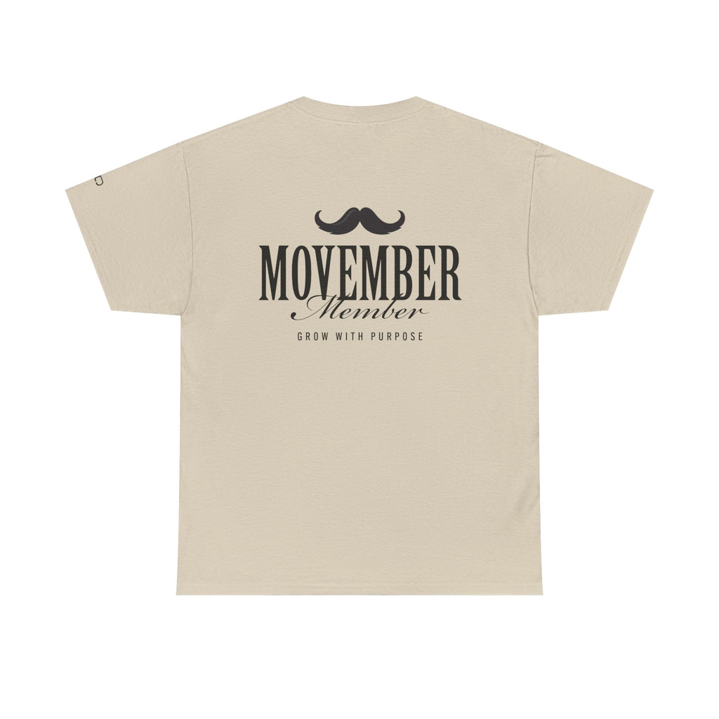Movember Member  | Comfortable Cotton Shirt, Gifts, Fundraisers, Casual Wear, Everyday Style