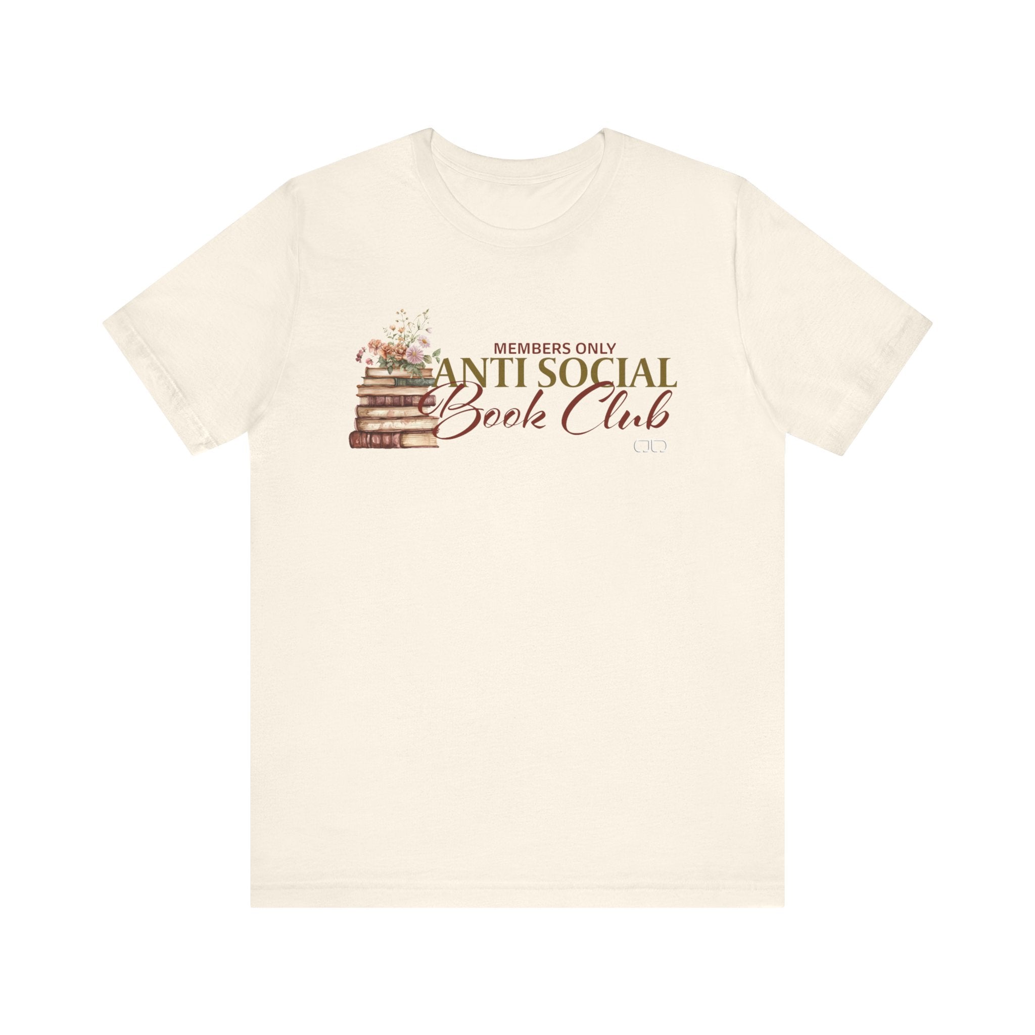 Anti-Social Book Club Tee, Cozy Reading Shirt, Gift for Book Lovers, Casual Literary Apparel, Unique Bookish Gift