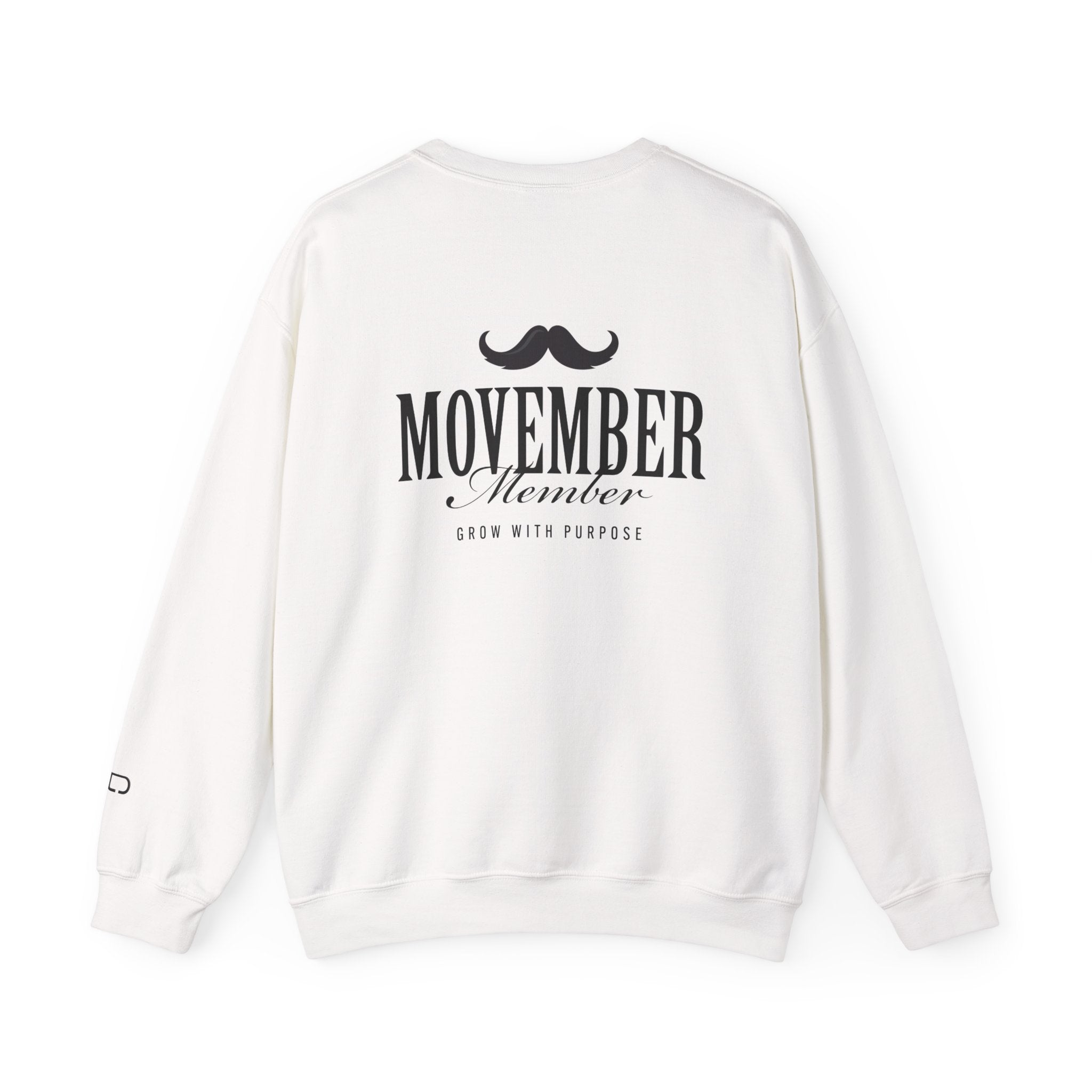 Movember Member Sweatshirt | Unisex Heavy Blend | Mustache Lover Gift | Awareness Apparel | Cozy Style | Fundraising Fashion